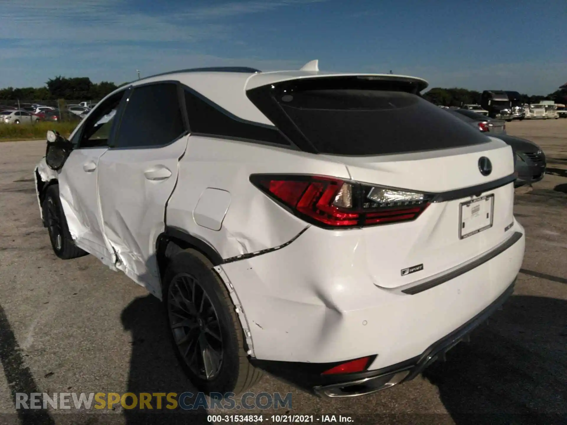 3 Photograph of a damaged car 2T2YZMDA1MC281302 LEXUS RX 2021