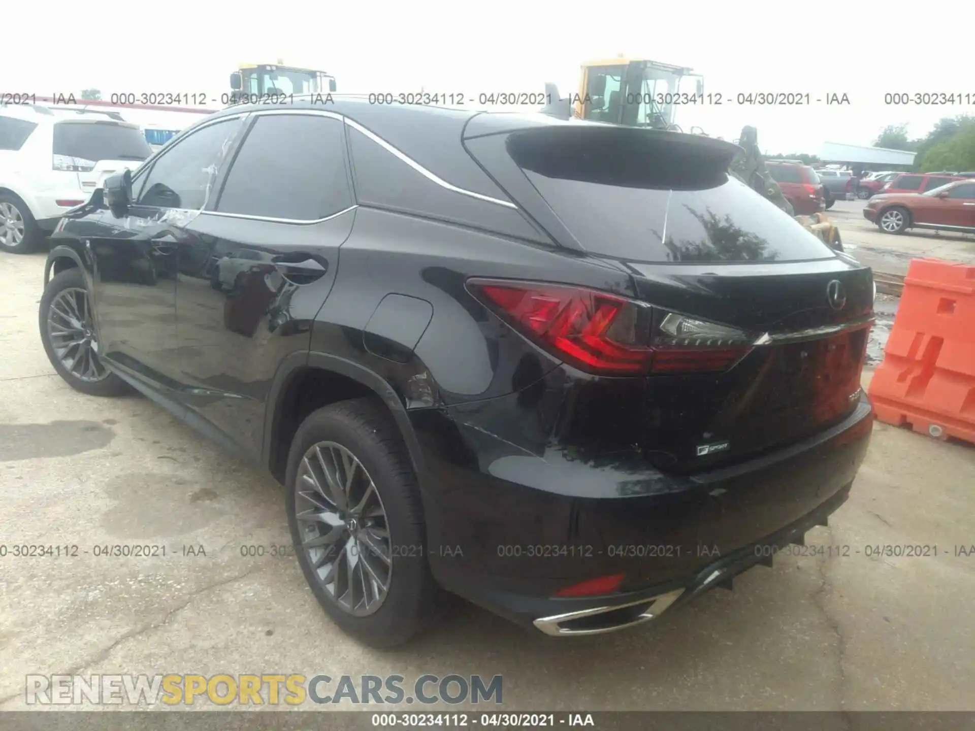 3 Photograph of a damaged car 2T2YZMDA9MC273383 LEXUS RX 2021