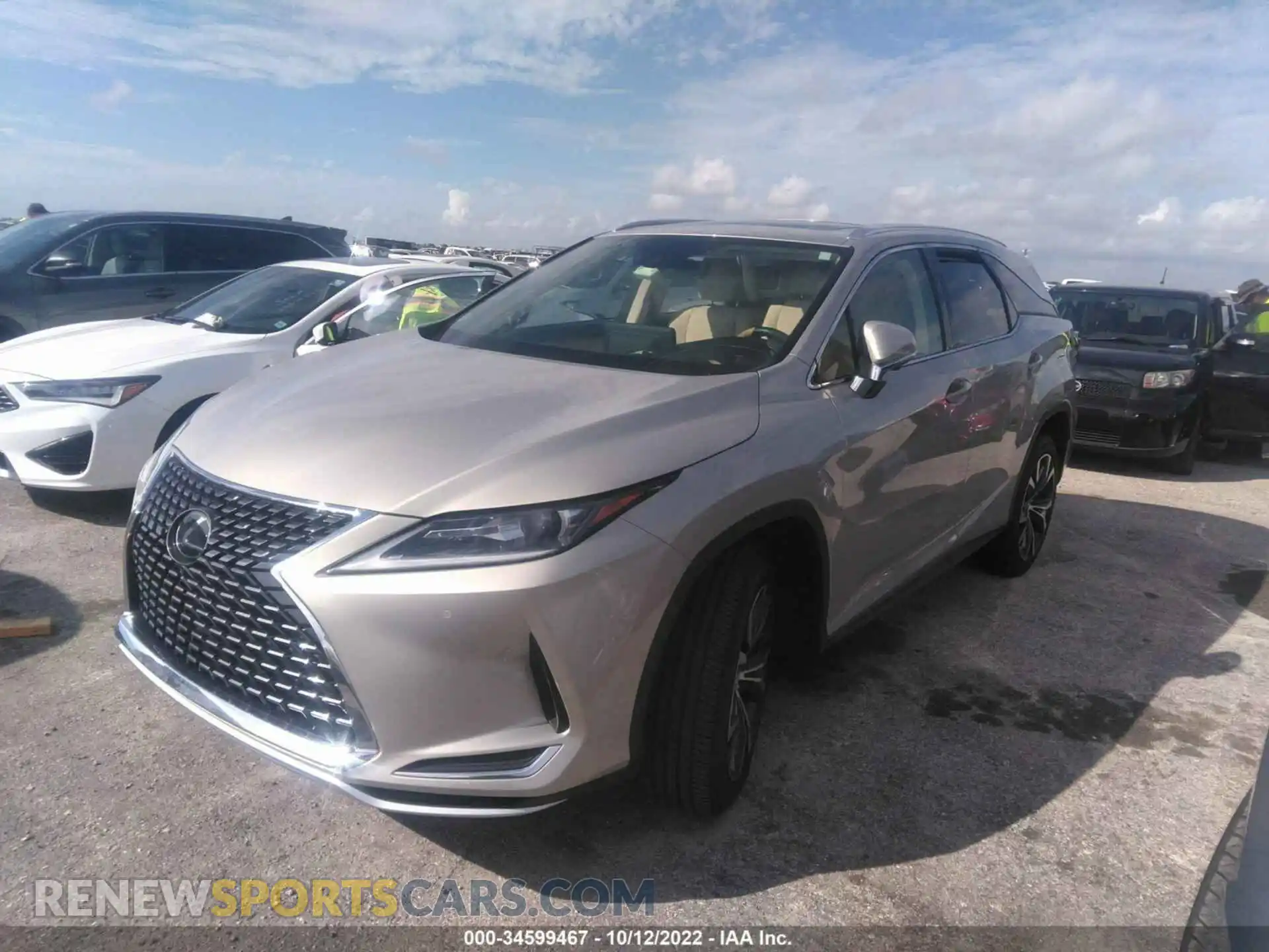 2 Photograph of a damaged car JTJHZKEA4M2020202 LEXUS RX 2021