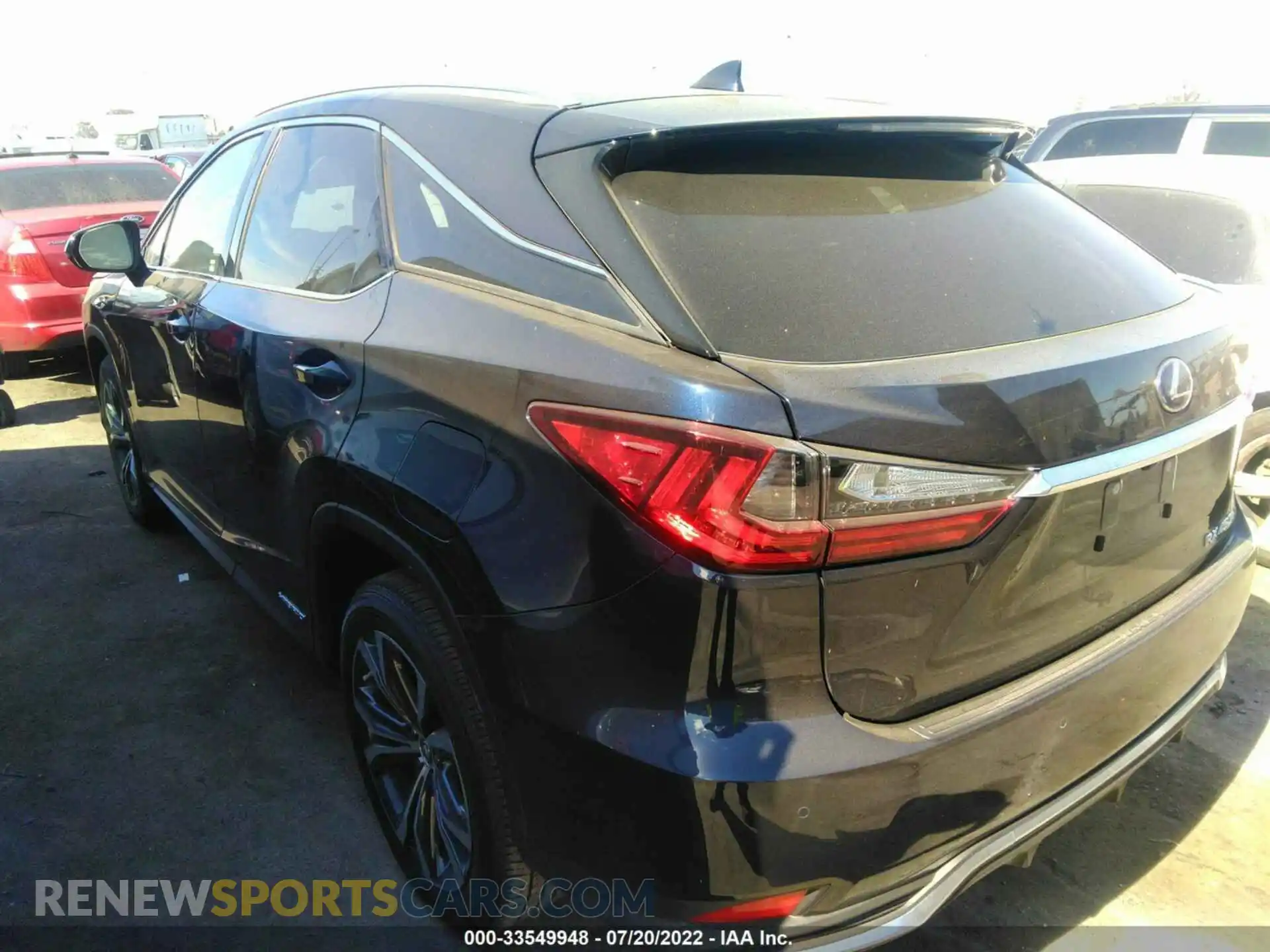 3 Photograph of a damaged car 2T2HGMDA2NC075526 LEXUS RX 2022