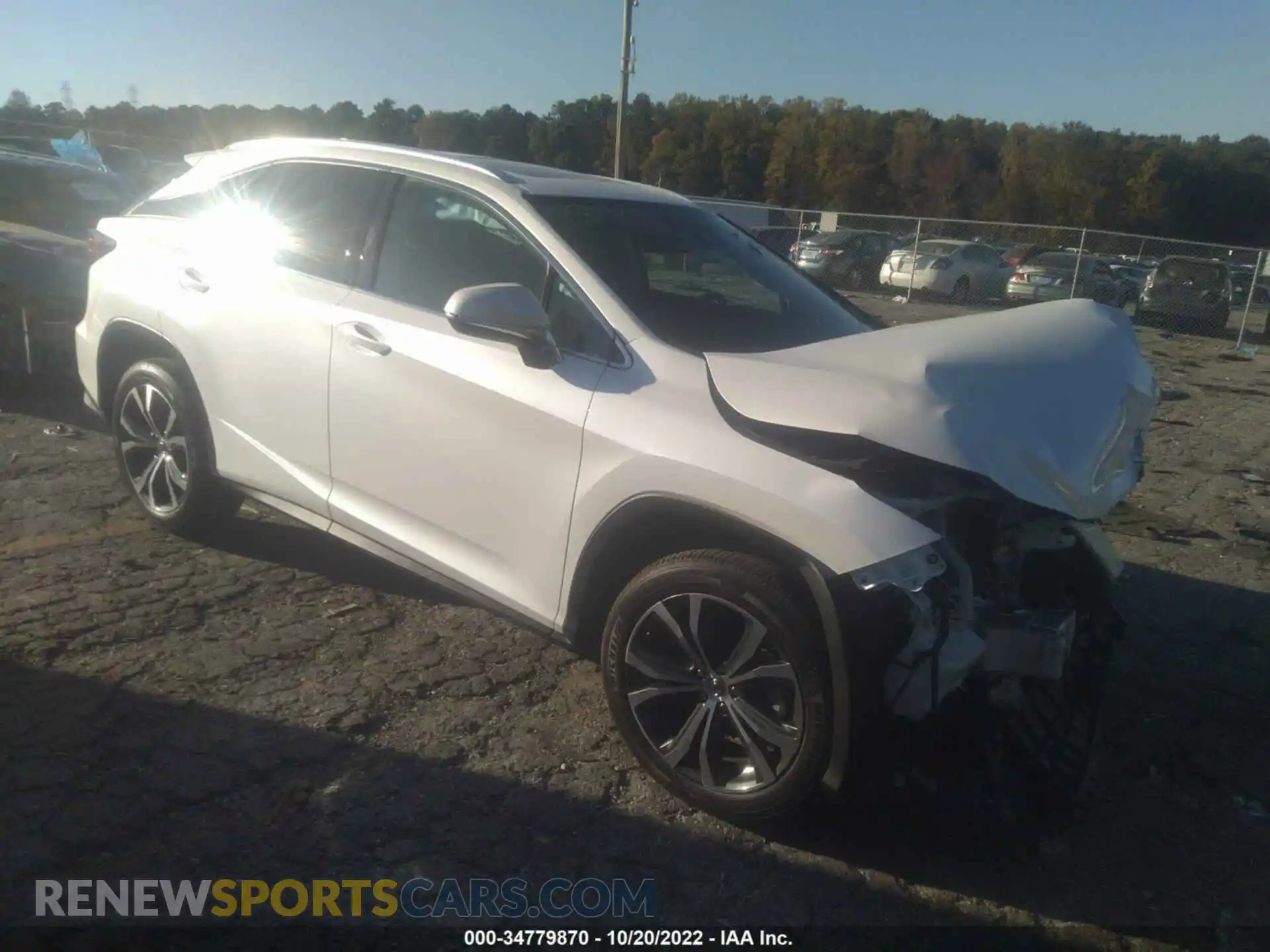 1 Photograph of a damaged car 2T2HZMAA0NC231237 LEXUS RX 2022