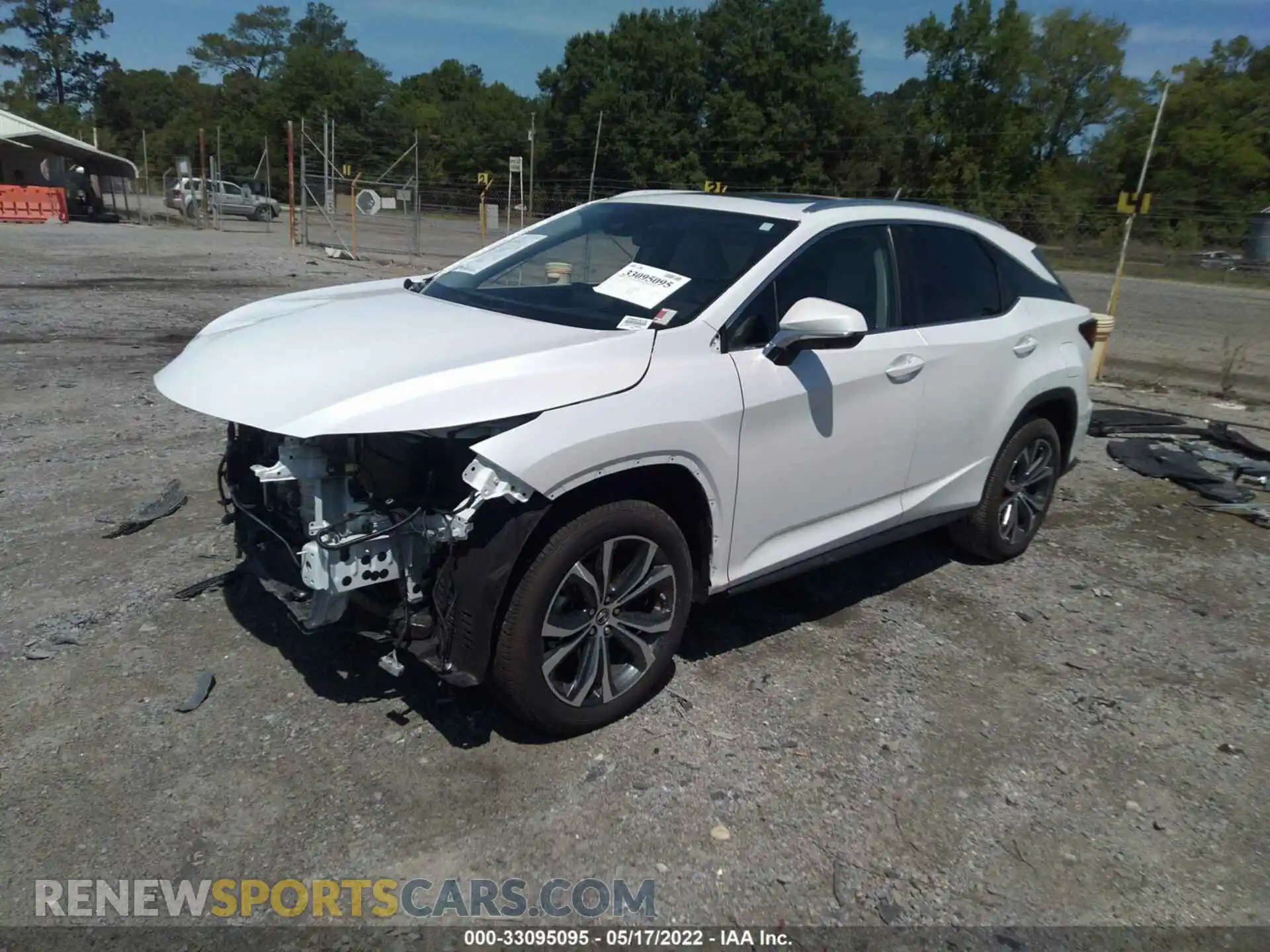 2 Фотография поврежденного автомобиля 2T2HZMAA5NC235381 LEXUS RX 2022