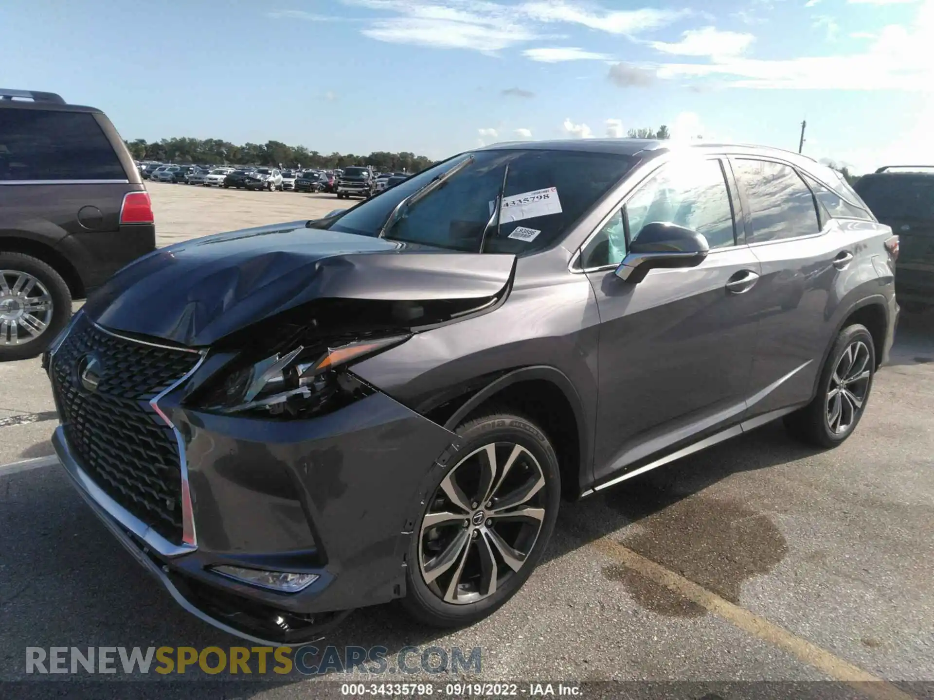 2 Photograph of a damaged car 2T2HZMAA7NC251100 LEXUS RX 2022
