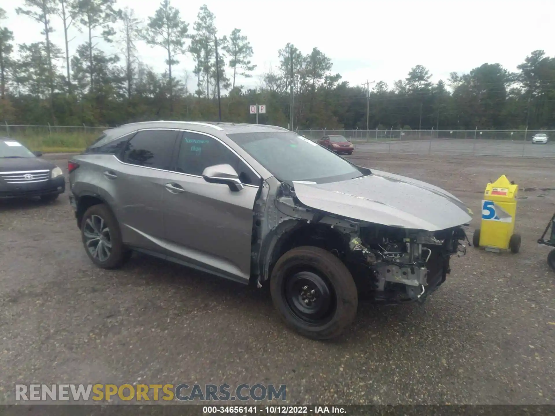 1 Photograph of a damaged car 2T2HZMAAXNC238986 LEXUS RX 2022