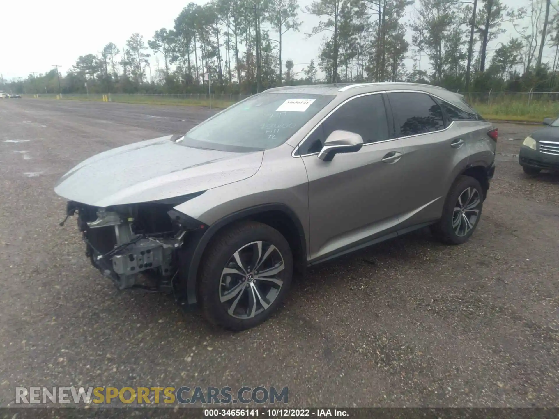 2 Photograph of a damaged car 2T2HZMAAXNC238986 LEXUS RX 2022