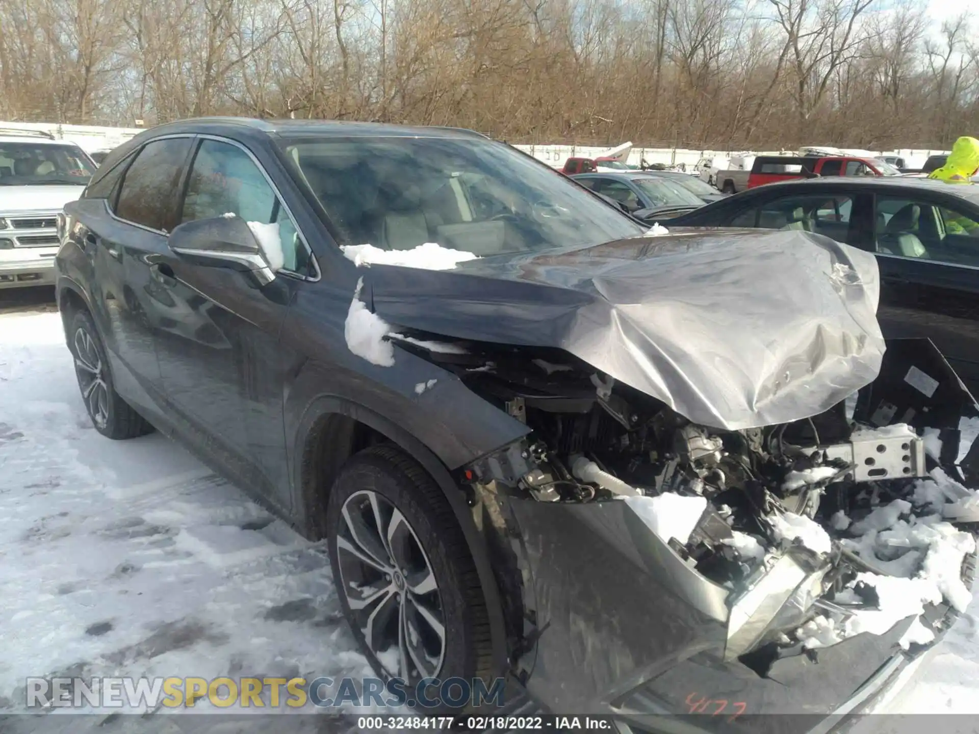 1 fotografías del automóvil dañado 2T2HZMDA0NC308815 LEXUS RX 2022