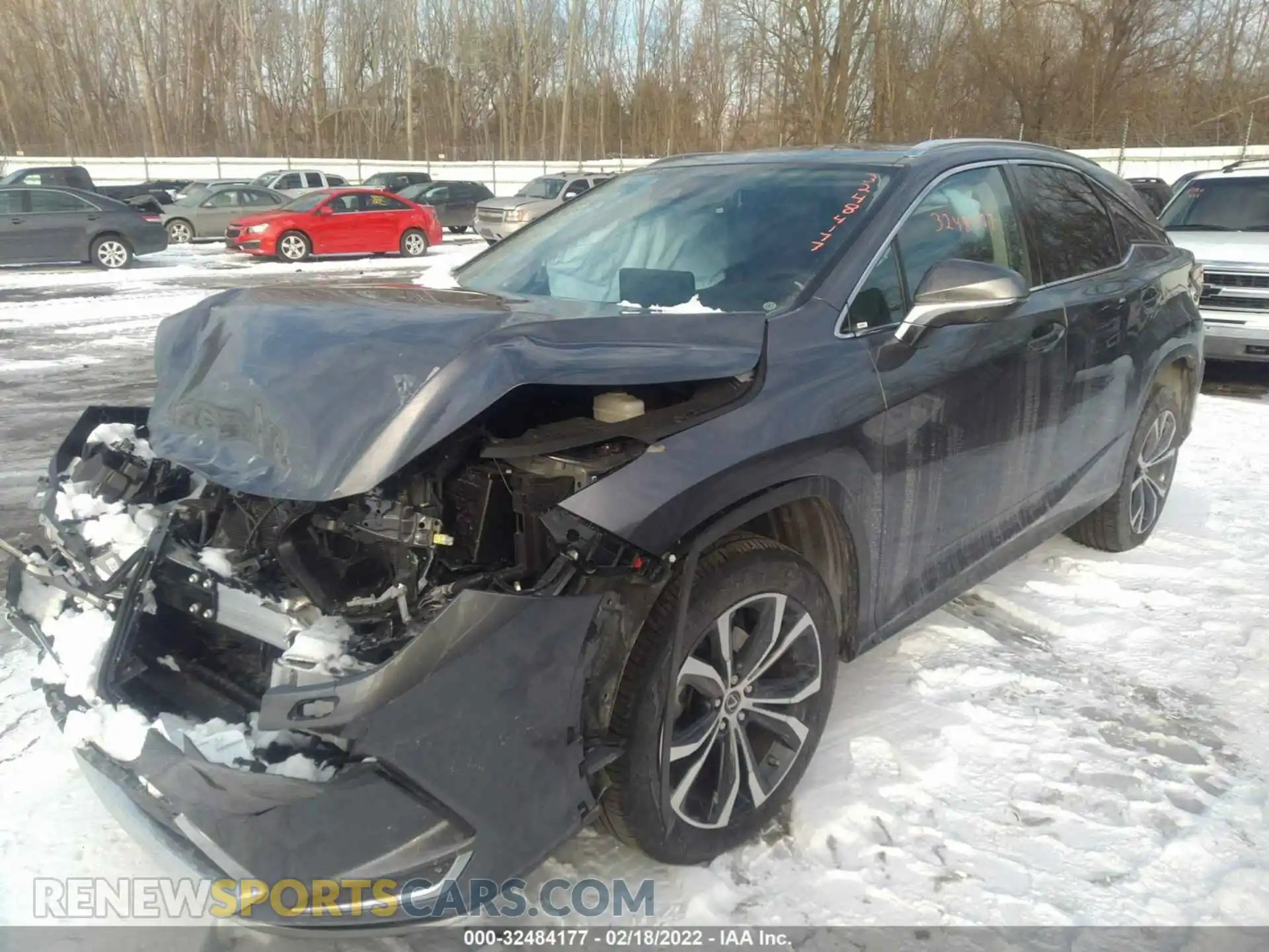 2 fotografías del automóvil dañado 2T2HZMDA0NC308815 LEXUS RX 2022