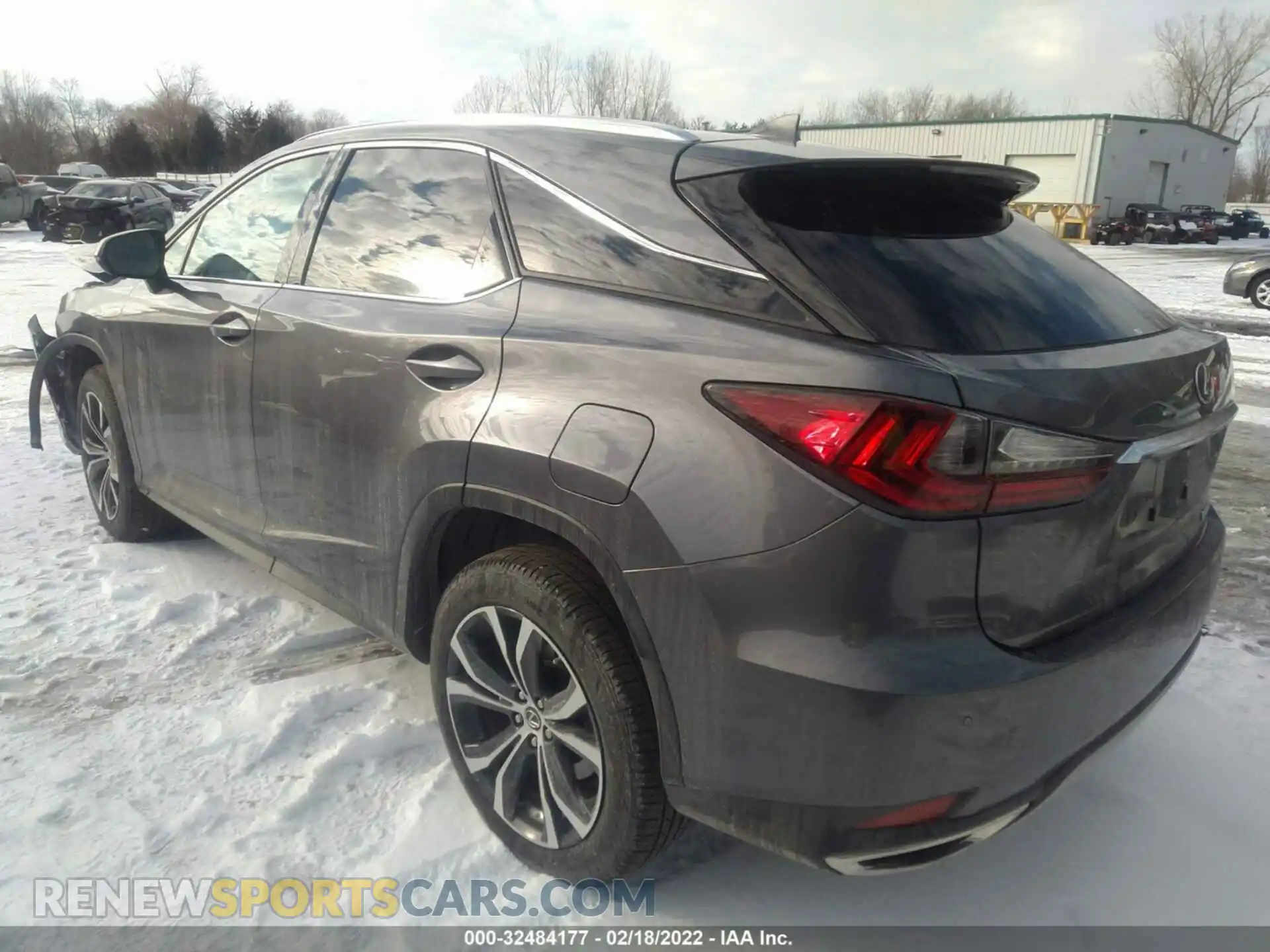 3 fotografías del automóvil dañado 2T2HZMDA0NC308815 LEXUS RX 2022