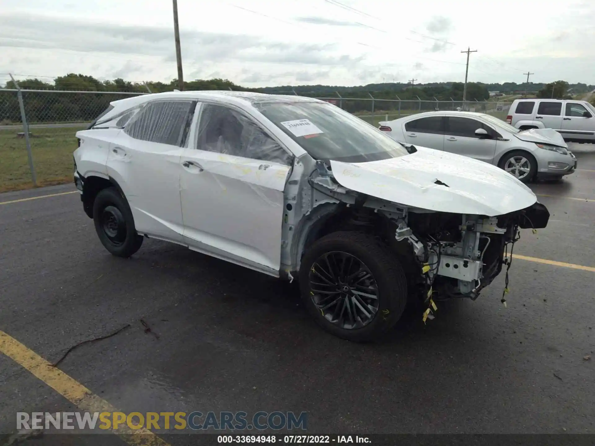 1 Фотография поврежденного автомобиля 2T2HZMDA0NC313433 LEXUS RX 2022