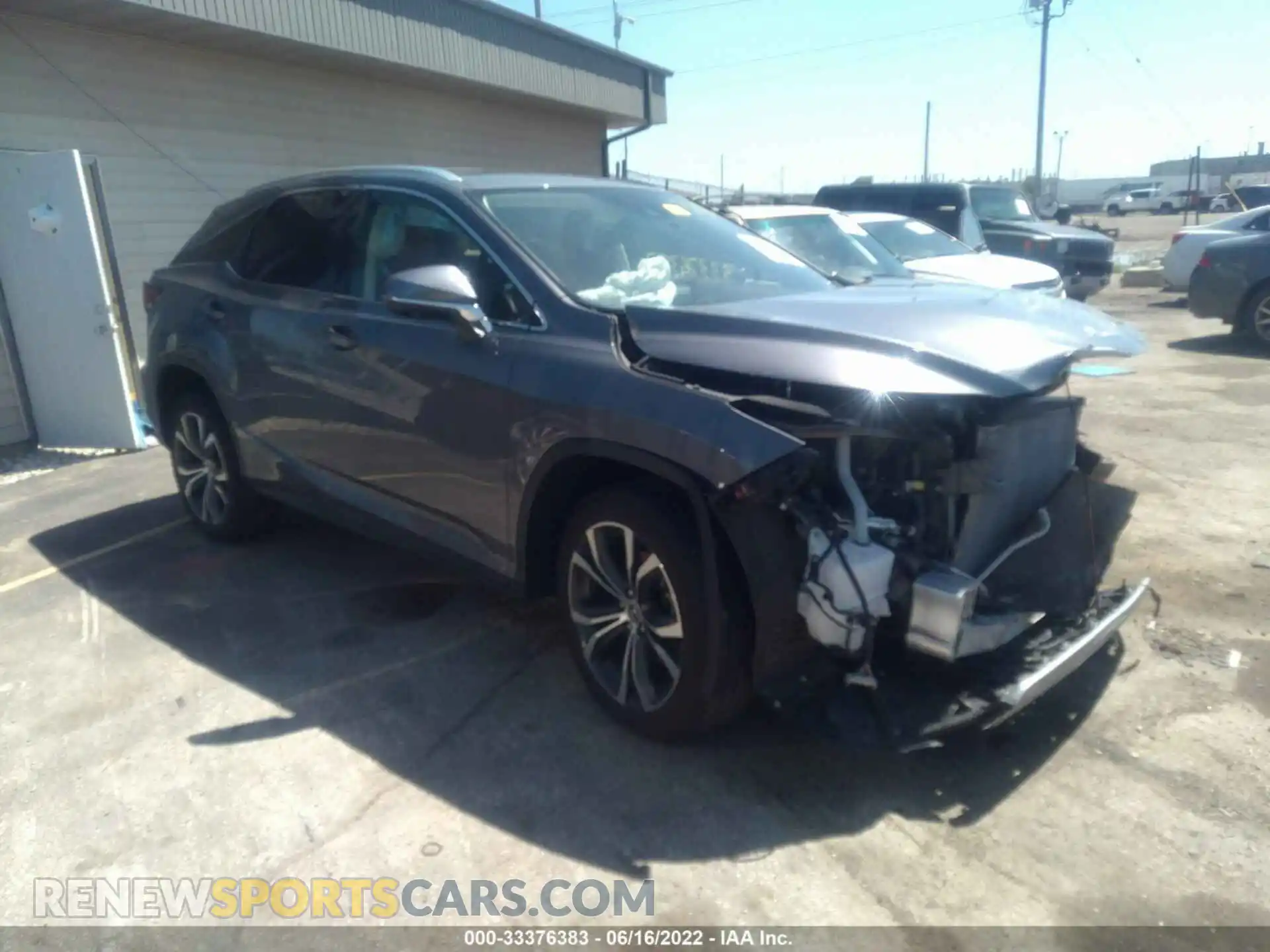 1 Photograph of a damaged car 2T2HZMDA0NC326876 LEXUS RX 2022