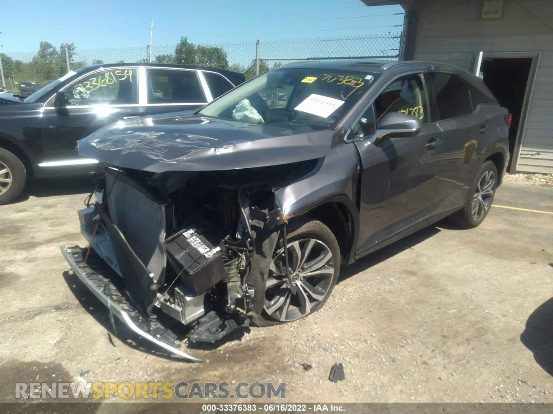 2 Photograph of a damaged car 2T2HZMDA0NC326876 LEXUS RX 2022