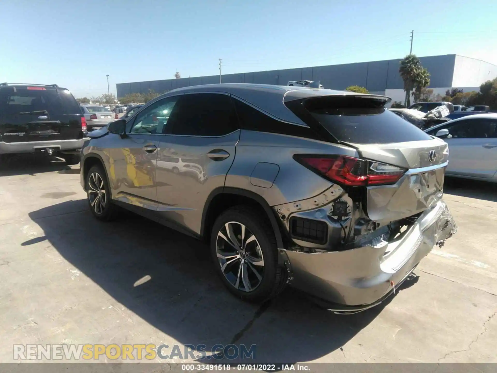 3 Photograph of a damaged car 2T2HZMDA3NC347656 LEXUS RX 2022