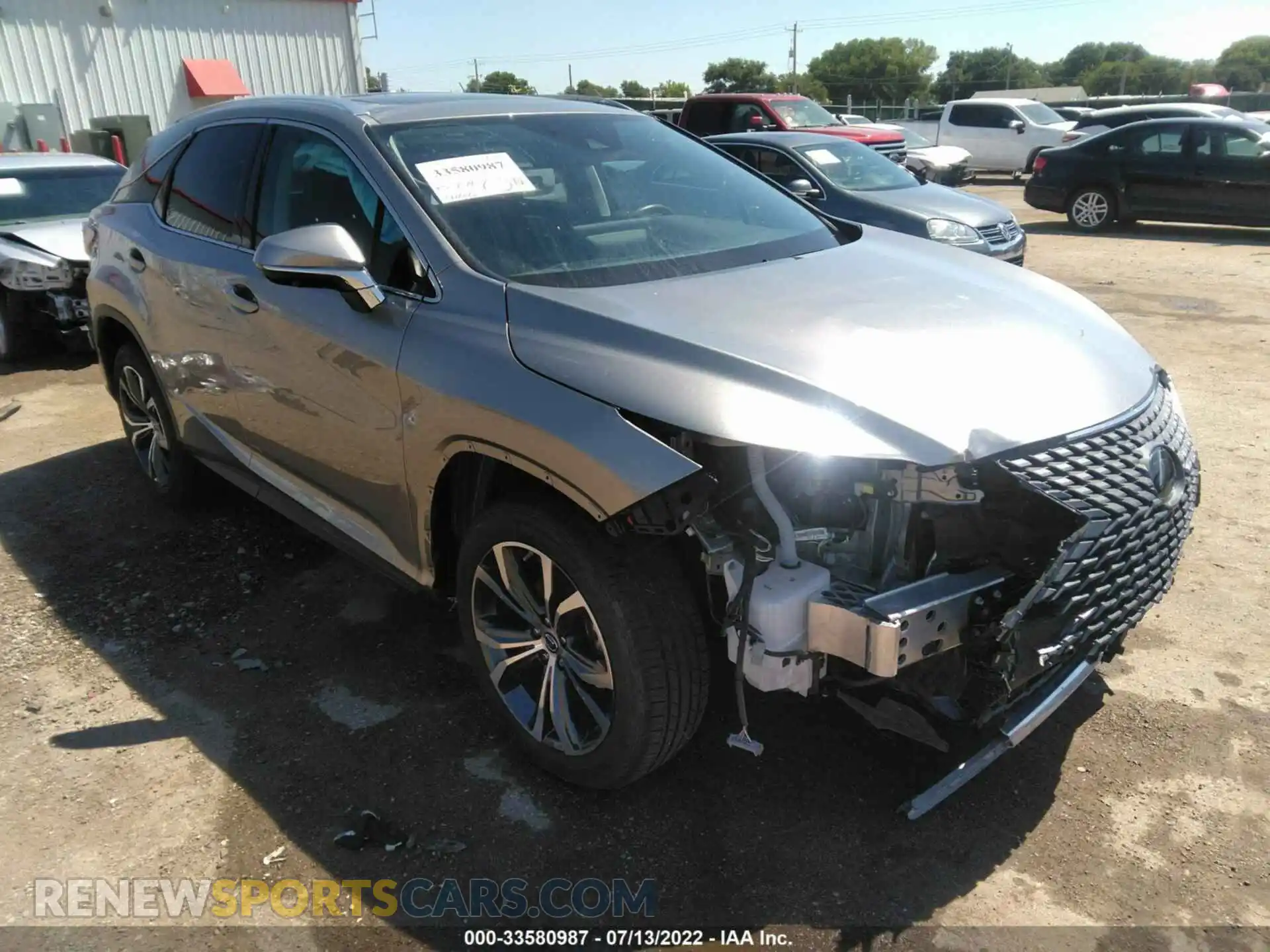 1 Photograph of a damaged car 2T2HZMDA4NC348038 LEXUS RX 2022