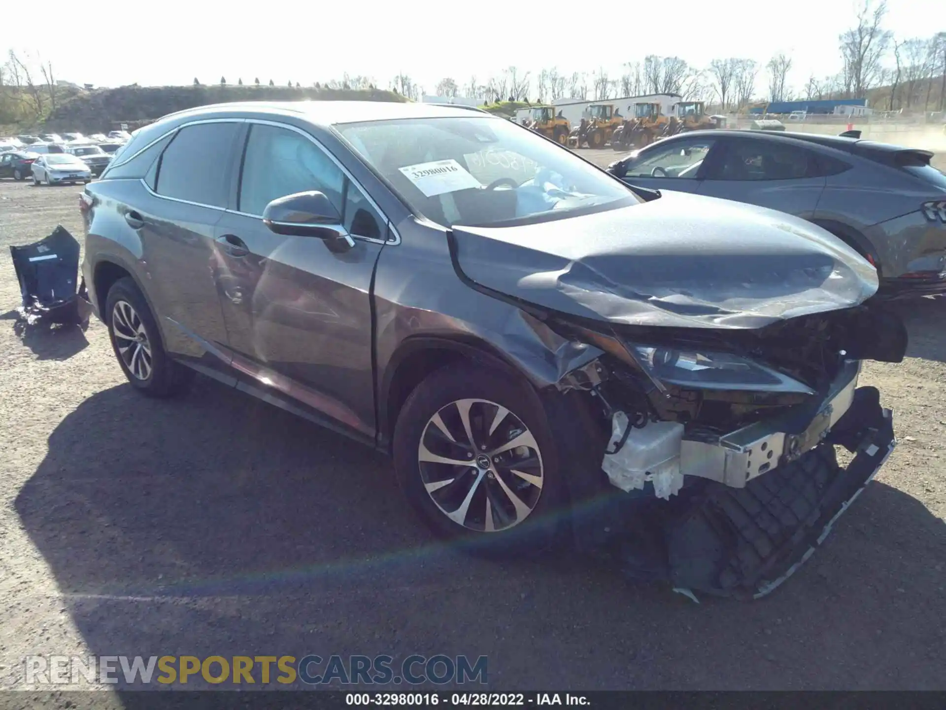 1 Photograph of a damaged car 2T2HZMDA9NC335348 LEXUS RX 2022