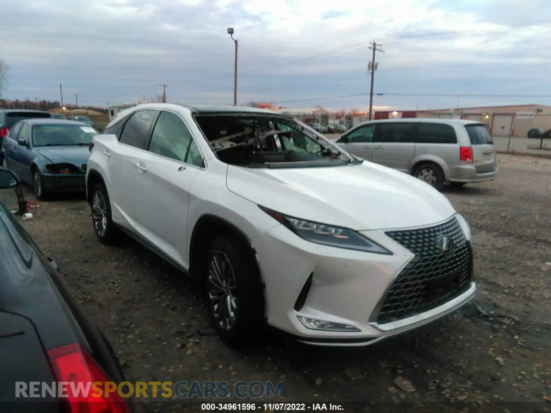 1 Photograph of a damaged car 2T2JGMDA2NC077715 LEXUS RX 2022