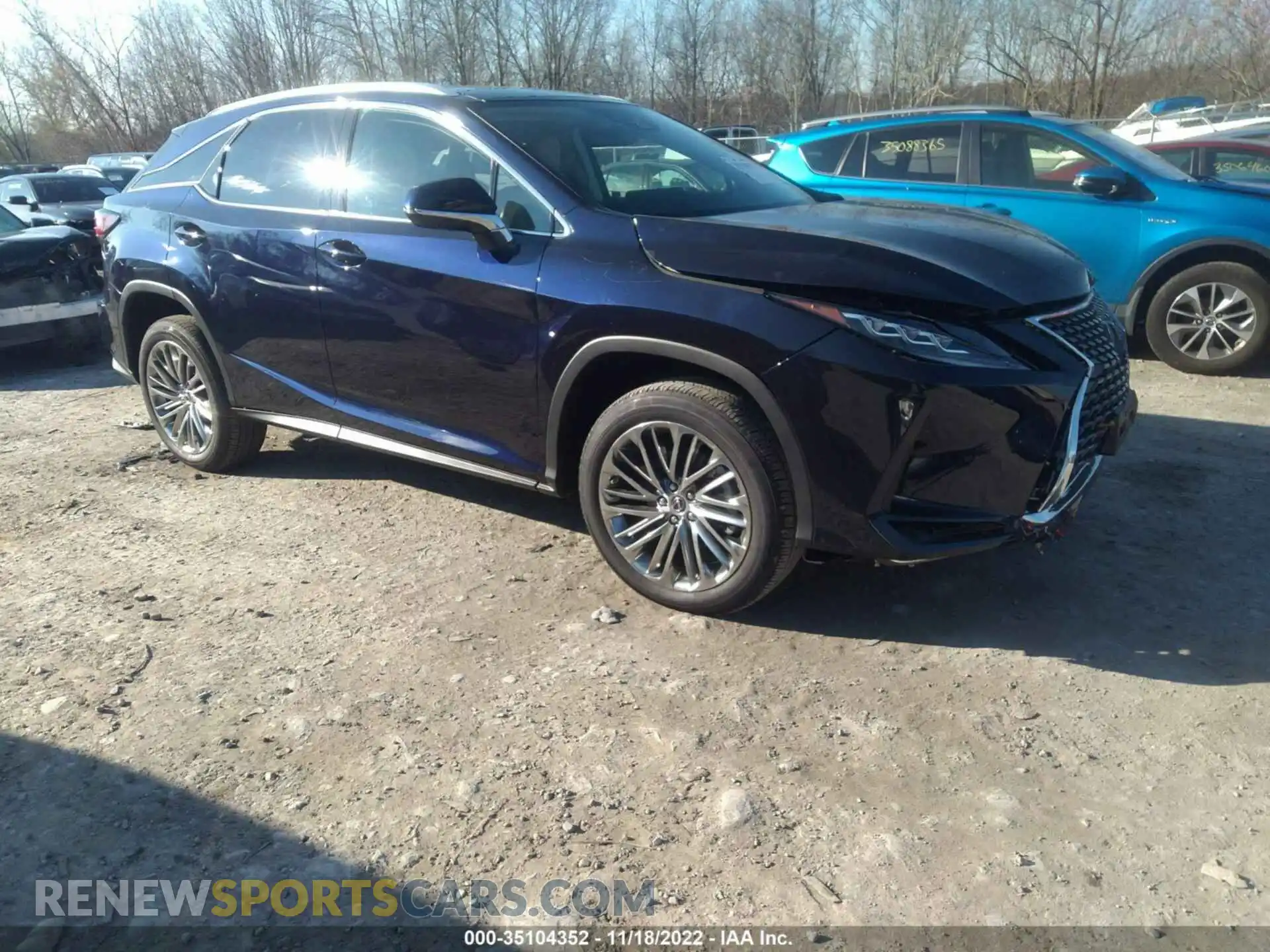 1 Фотография поврежденного автомобиля 2T2JZMDA7NC364977 LEXUS RX 2022