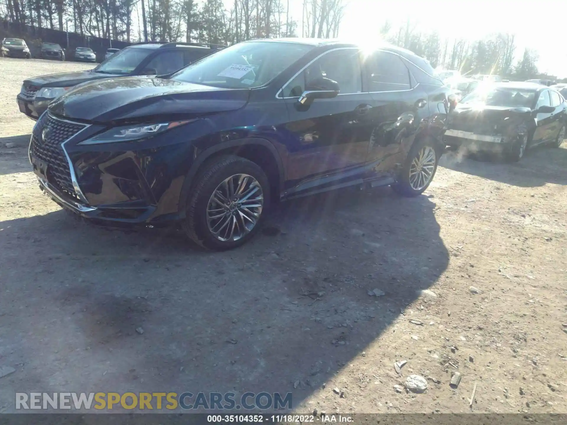 2 Фотография поврежденного автомобиля 2T2JZMDA7NC364977 LEXUS RX 2022