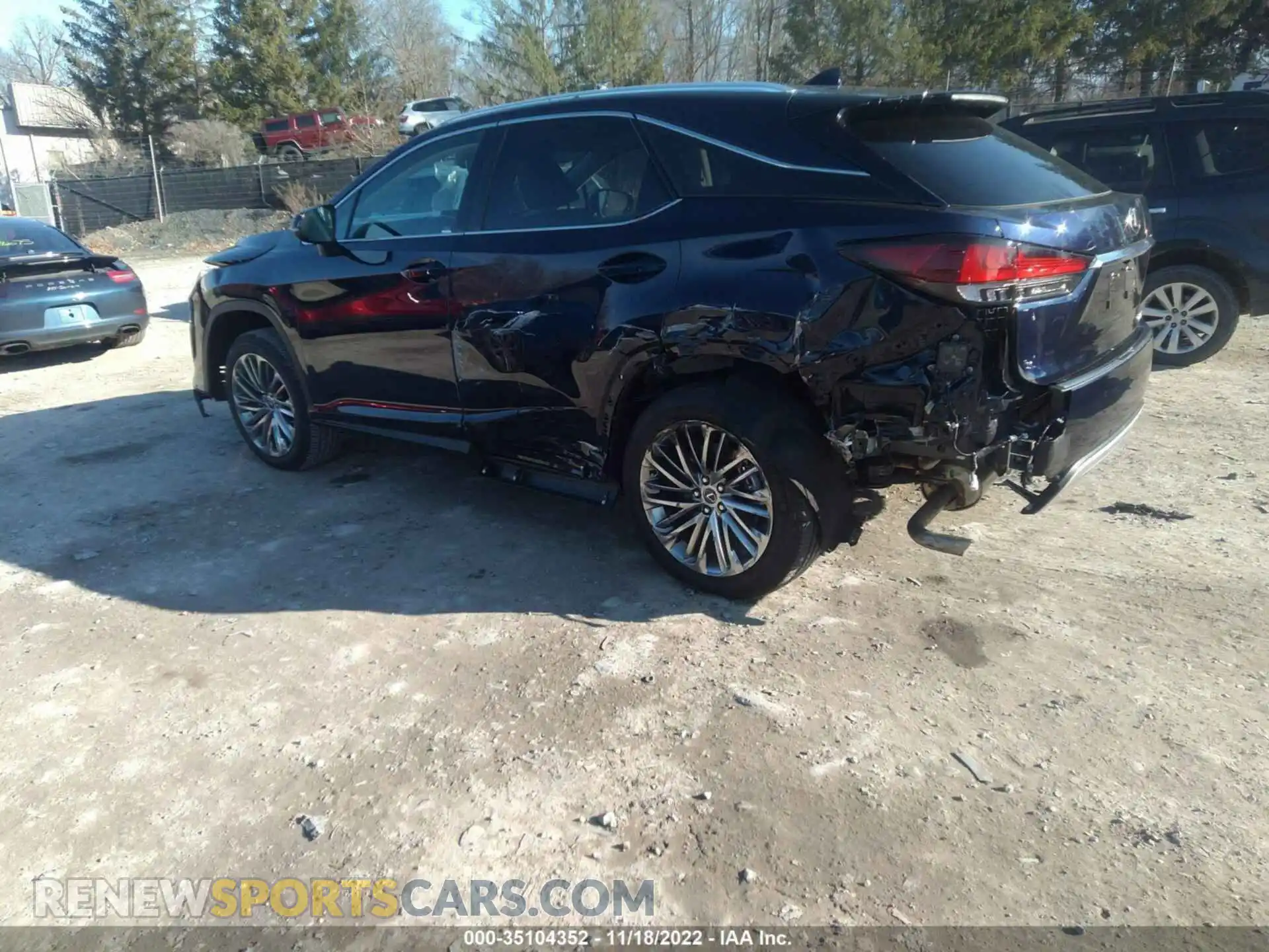 3 Фотография поврежденного автомобиля 2T2JZMDA7NC364977 LEXUS RX 2022