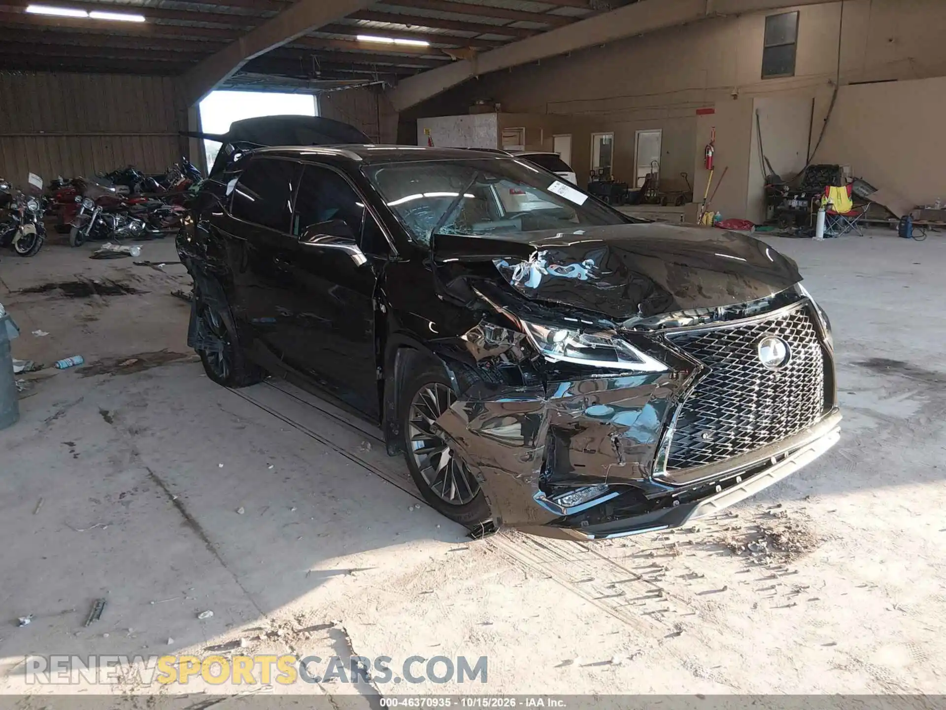 1 Photograph of a damaged car 2T2YZMDA5NC342197 LEXUS RX 2022