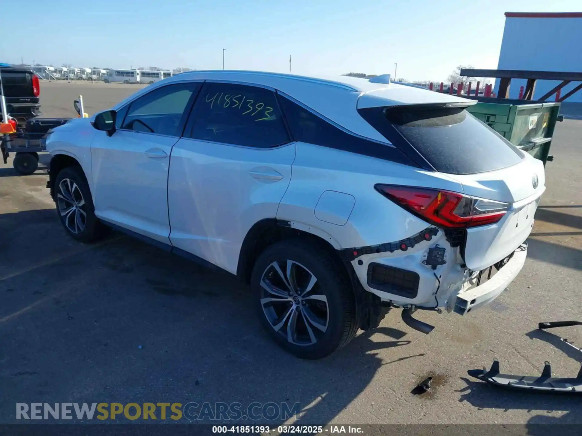 3 Photograph of a damaged car 2T2BZMCA2KC174814 LEXUS RX 350 2019