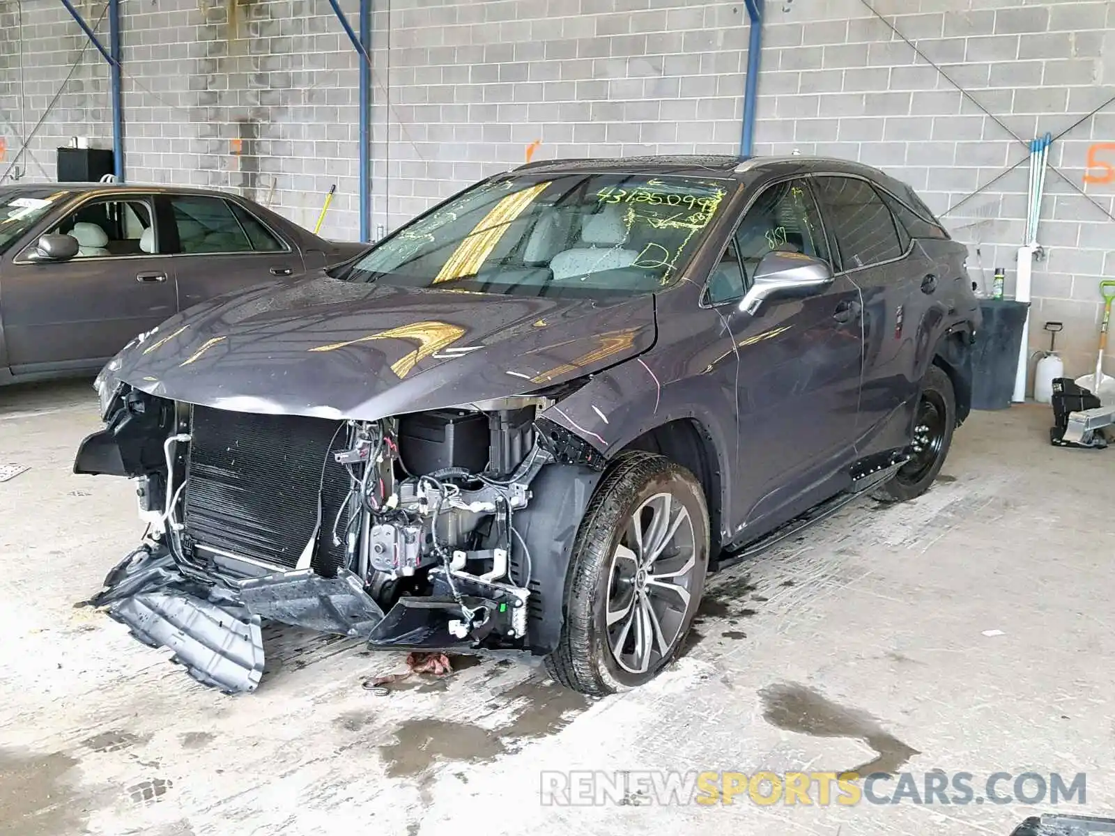 2 Photograph of a damaged car 2T2BZMCA7KC168653 LEXUS RX 350 2019
