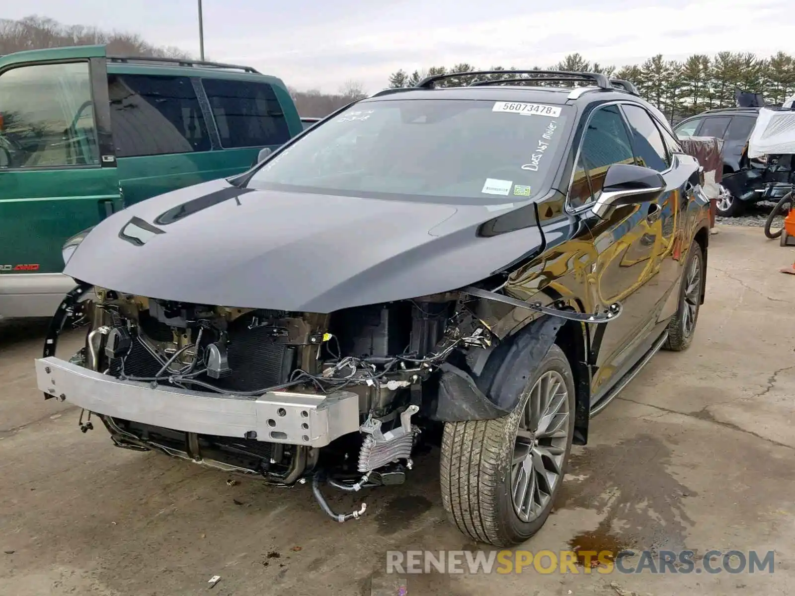 2 Photograph of a damaged car 2T2BZMCA7KC170483 LEXUS RX 350 2019