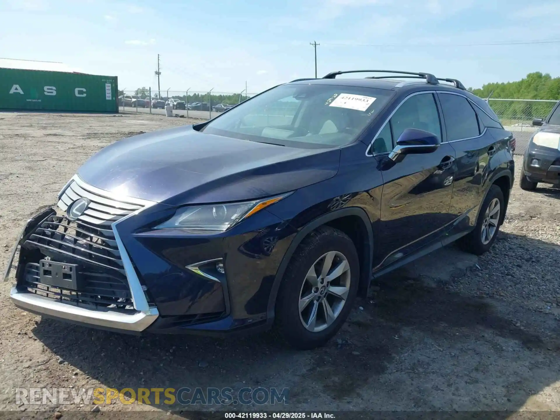 2 Photograph of a damaged car 2T2BZMCA8KC188037 LEXUS RX 350 2019