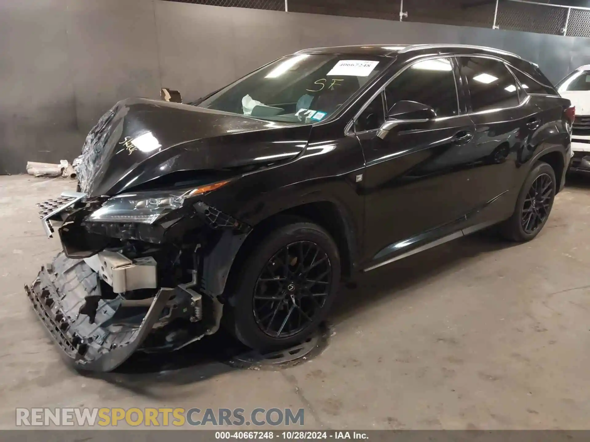 2 Photograph of a damaged car 2T2BZMCA9KC174180 LEXUS RX 350 2019