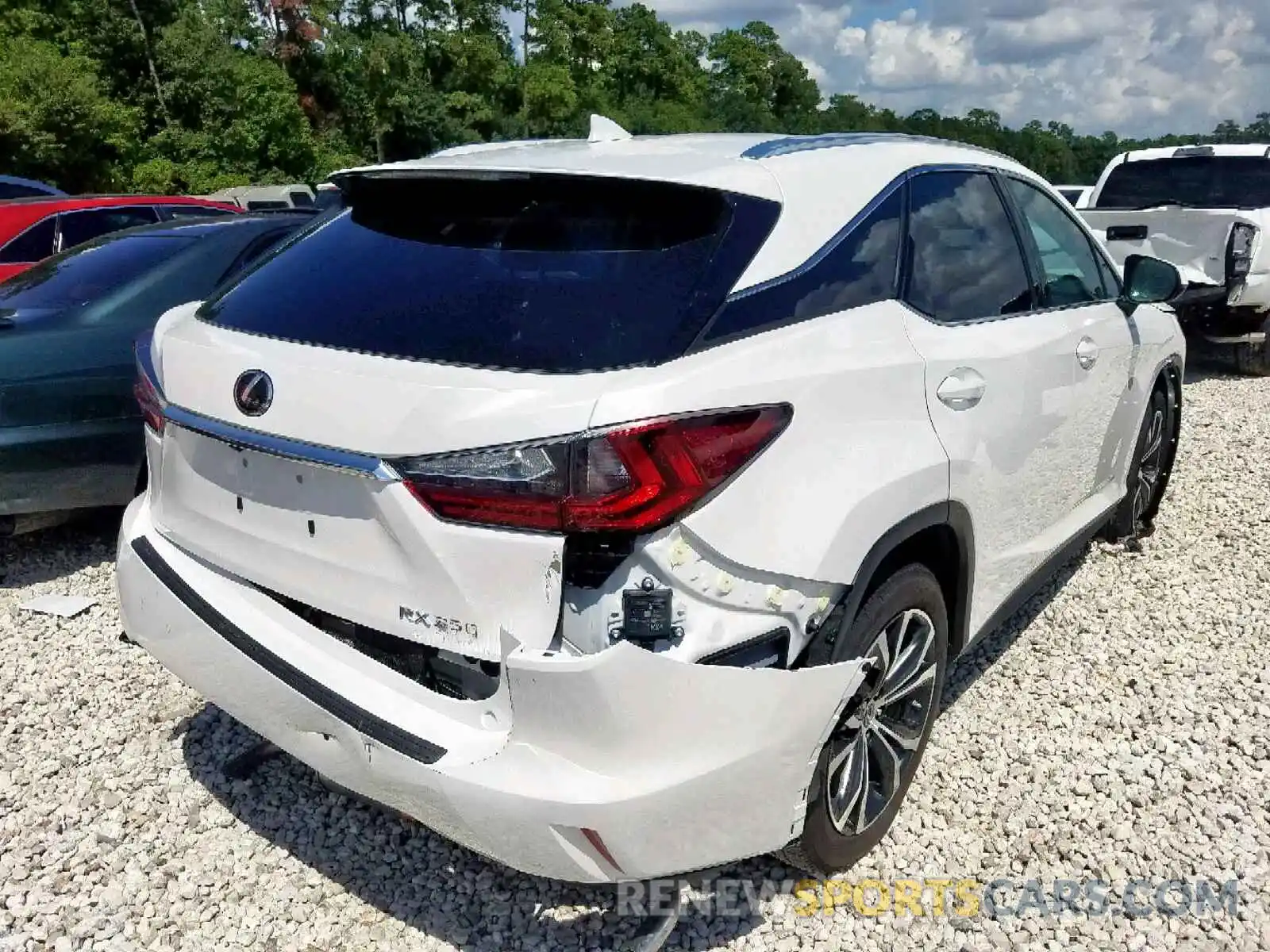 4 Photograph of a damaged car 2T2ZZMCA0KC144239 LEXUS RX 350 2019