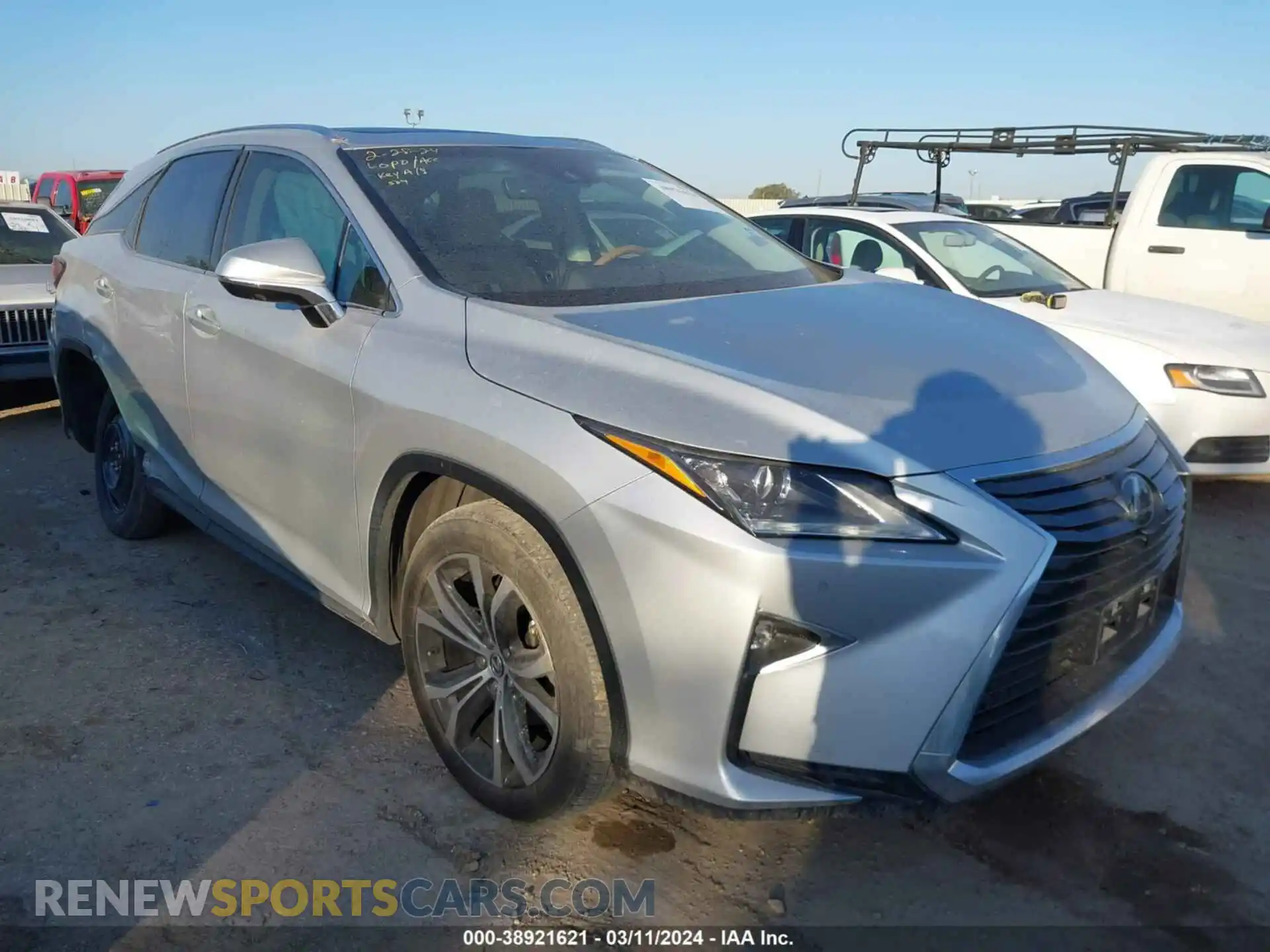 1 Photograph of a damaged car 2T2ZZMCA8KC120237 LEXUS RX 350 2019