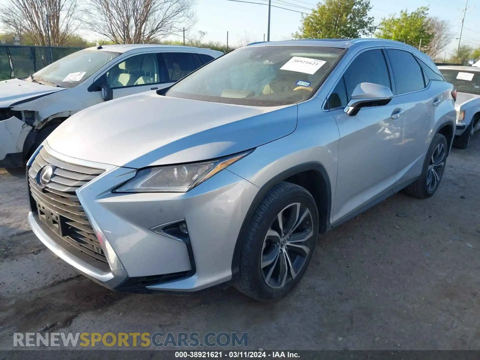 2 Photograph of a damaged car 2T2ZZMCA8KC120237 LEXUS RX 350 2019