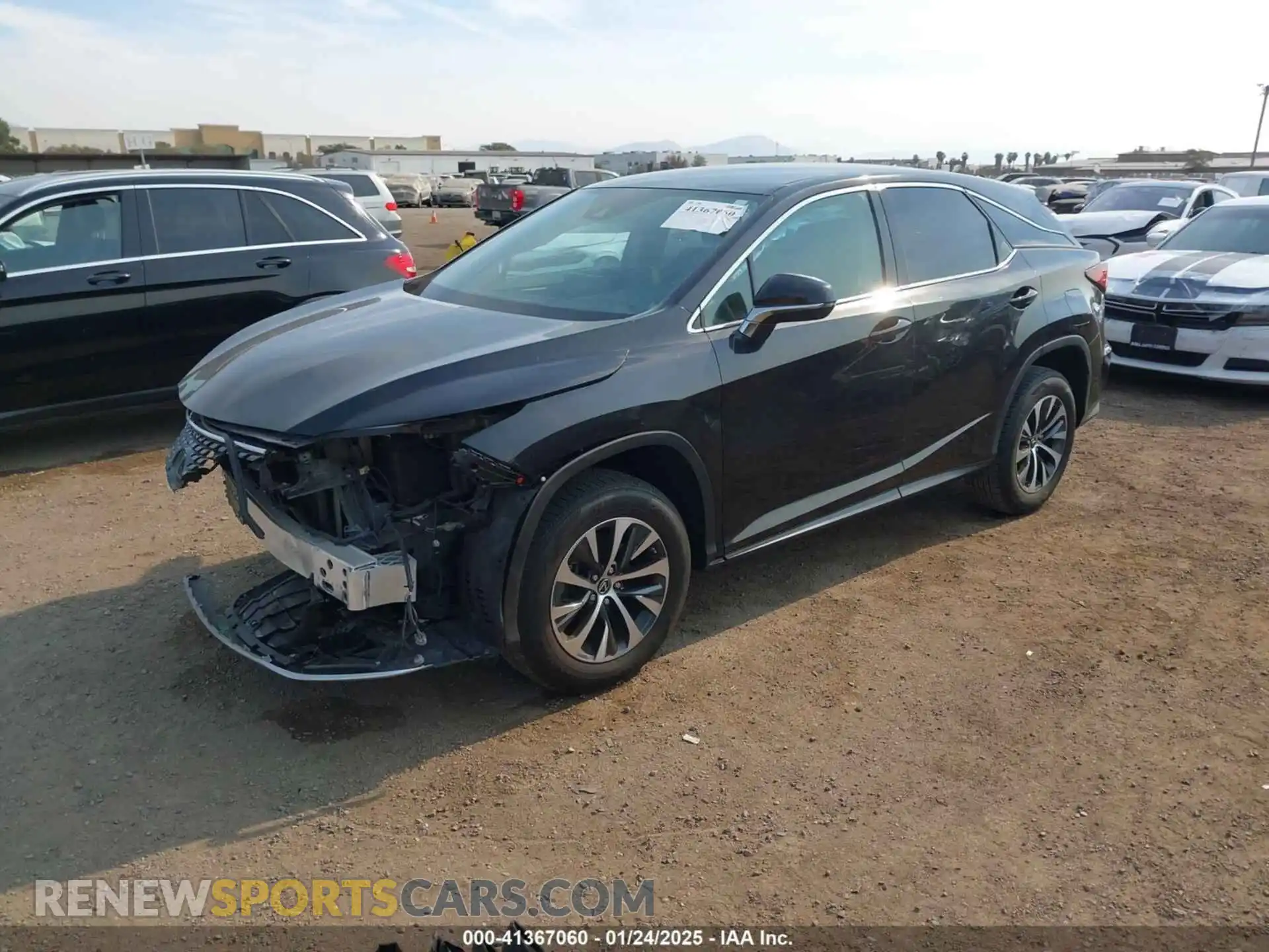 2 Photograph of a damaged car 2T2AZMAA7LC152761 LEXUS RX 350 2020
