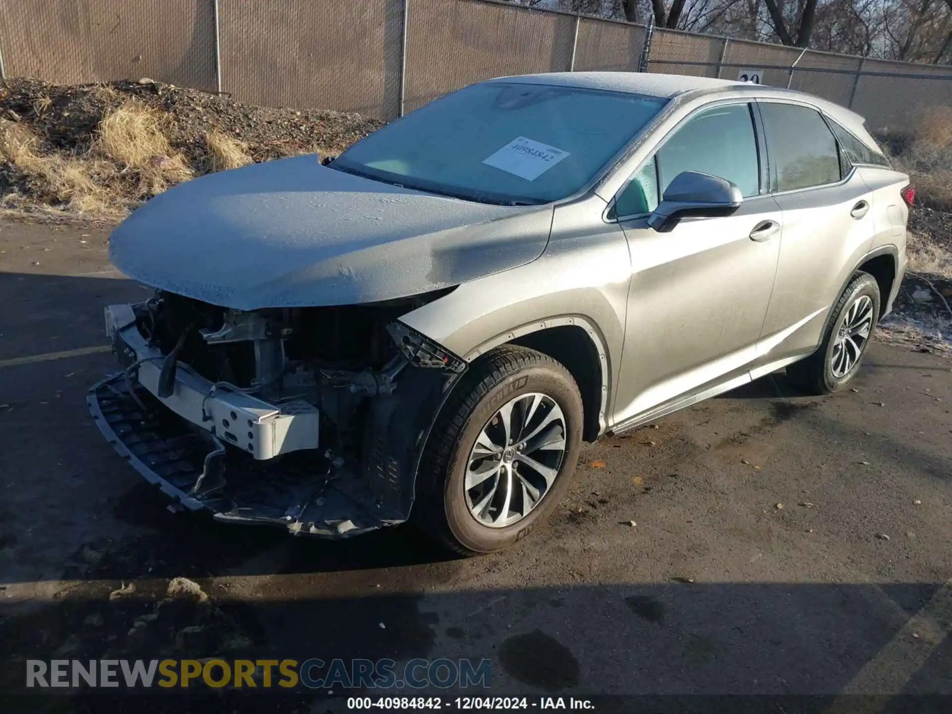 2 Photograph of a damaged car 2T2AZMDA4LC218422 LEXUS RX 350 2020