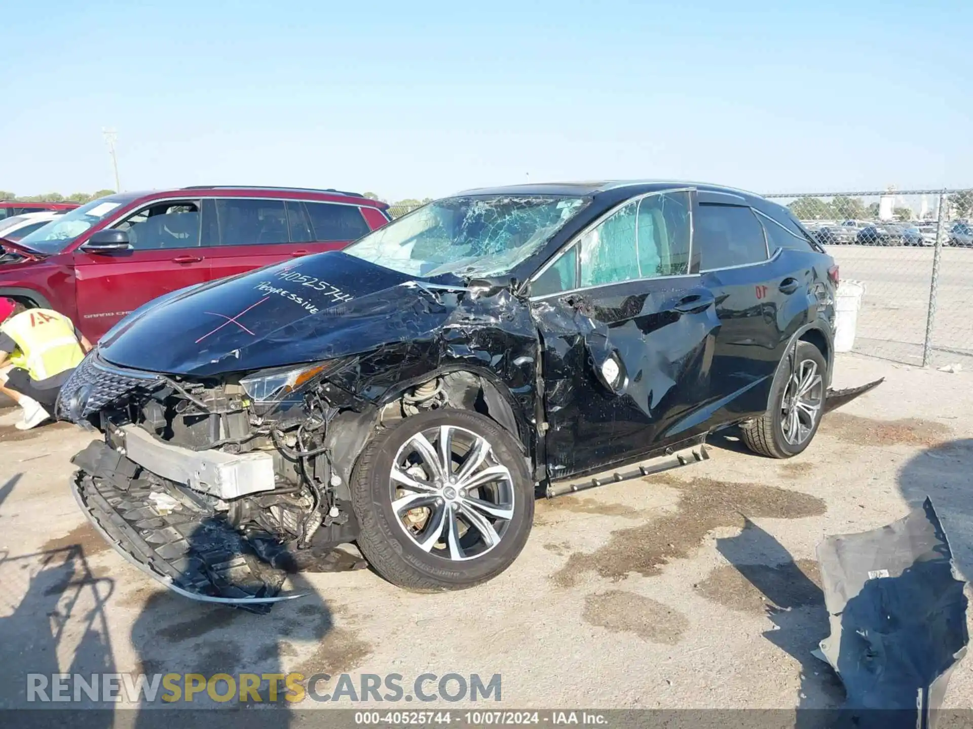 2 fotografías del automóvil dañado 2T2HZMAA0LC163048 LEXUS RX 350 2020