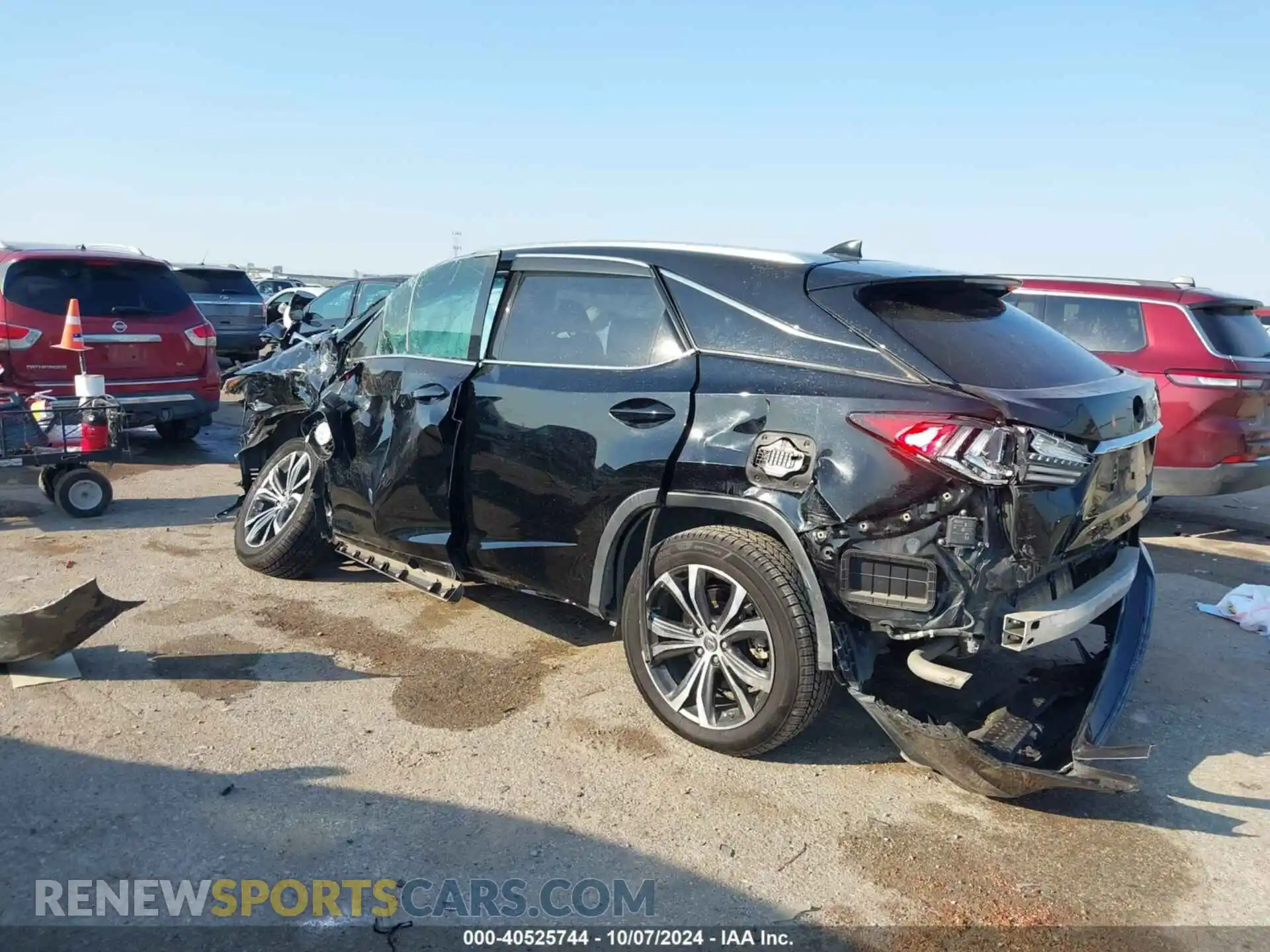 3 fotografías del automóvil dañado 2T2HZMAA0LC163048 LEXUS RX 350 2020