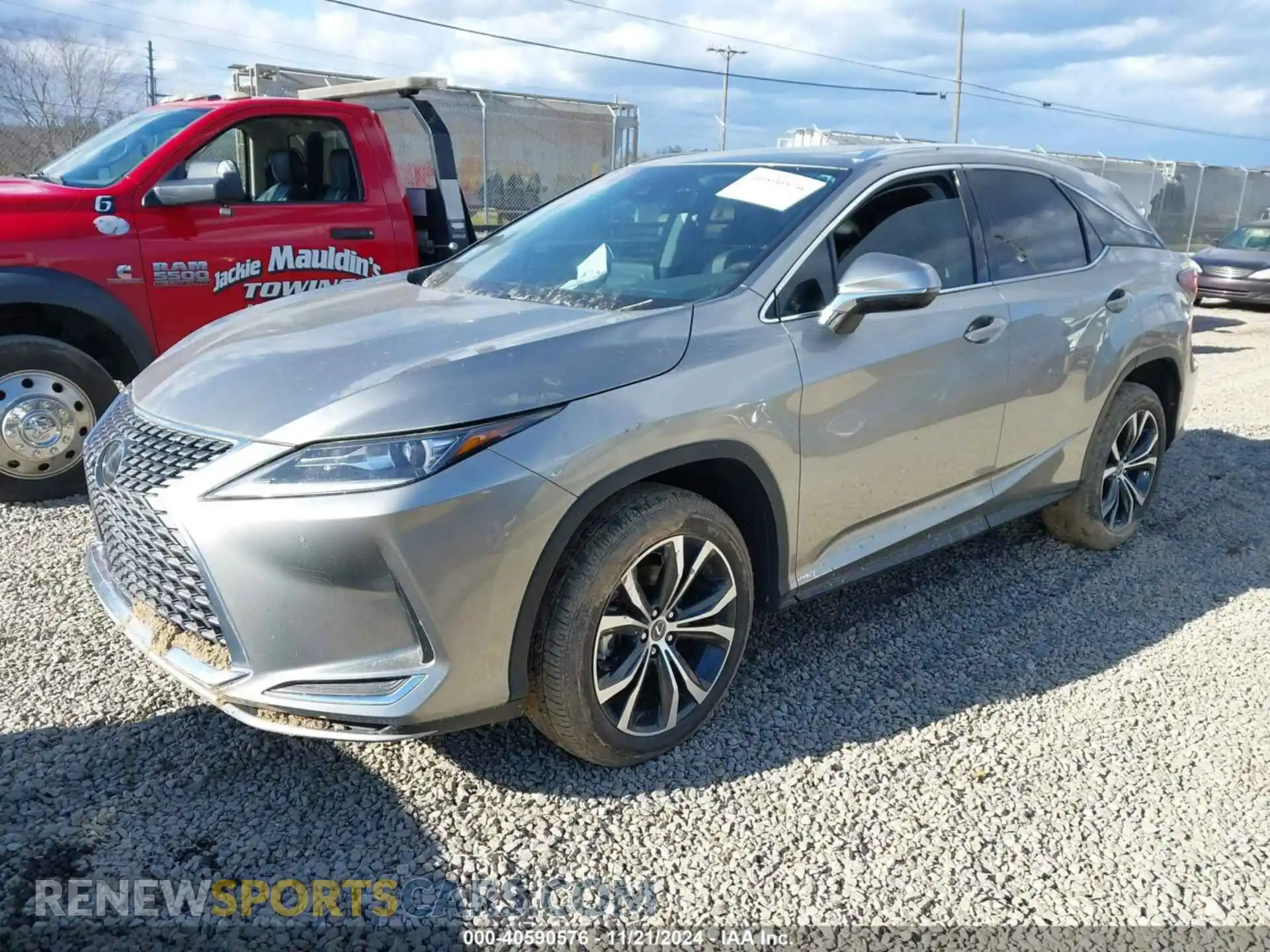 2 Photograph of a damaged car 2T2HZMAA1LC180960 LEXUS RX 350 2020