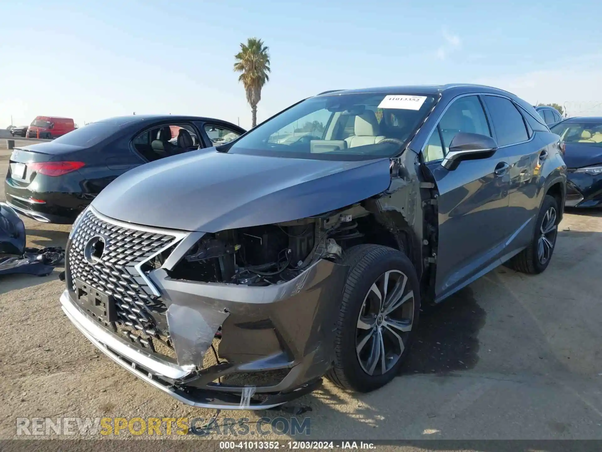 2 Фотография поврежденного автомобиля 2T2HZMAA4LC155826 LEXUS RX 350 2020