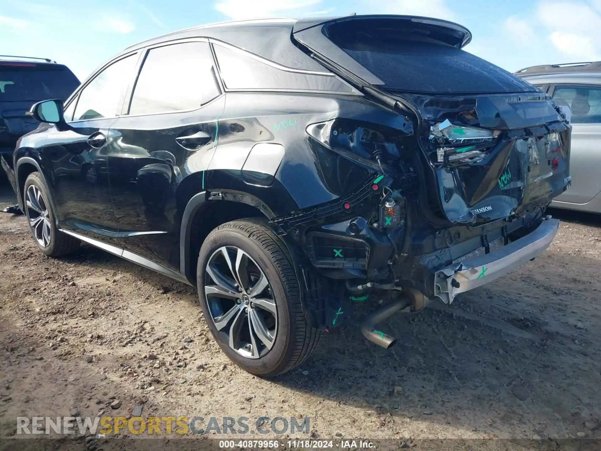 3 Photograph of a damaged car 2T2HZMAA5LC161585 LEXUS RX 350 2020