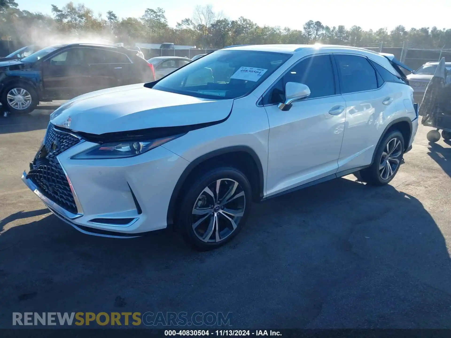 2 fotografías del automóvil dañado 2T2HZMAA7LC168666 LEXUS RX 350 2020