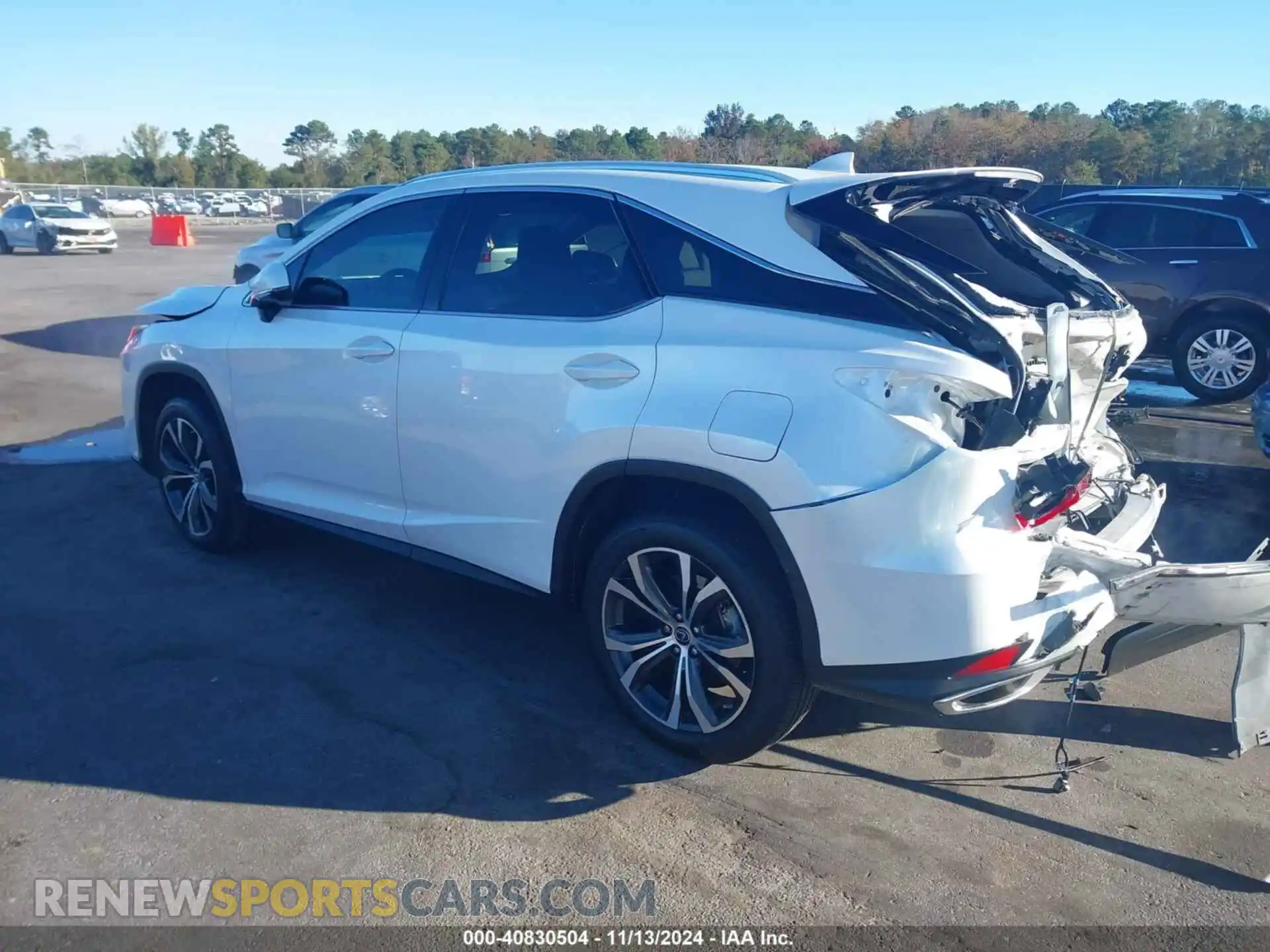 3 fotografías del automóvil dañado 2T2HZMAA7LC168666 LEXUS RX 350 2020