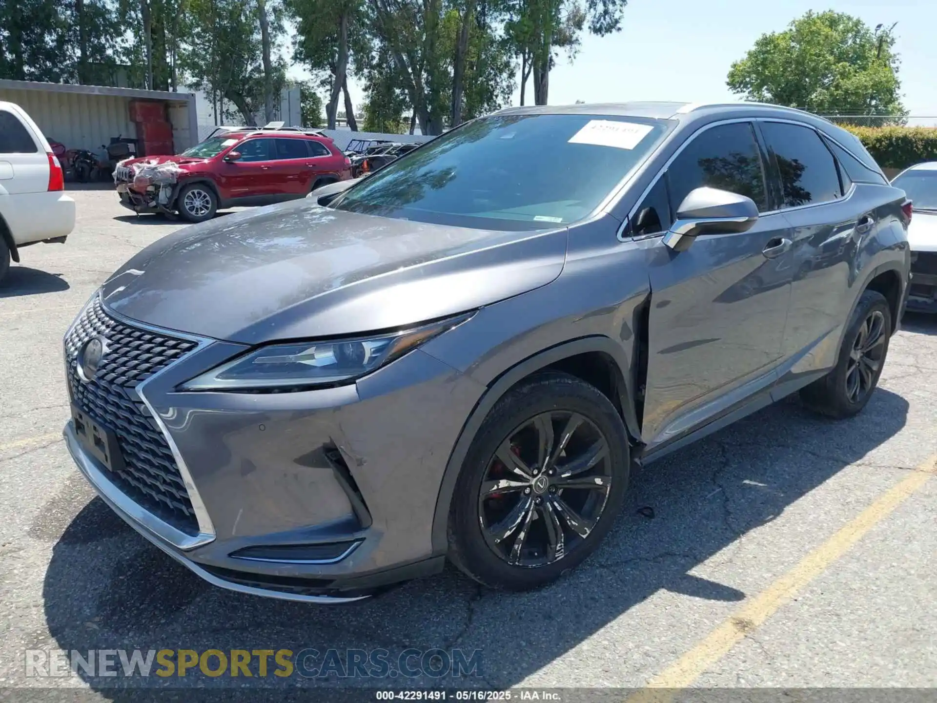 2 Photograph of a damaged car 2T2HZMAAXLC167978 LEXUS RX 350 2020