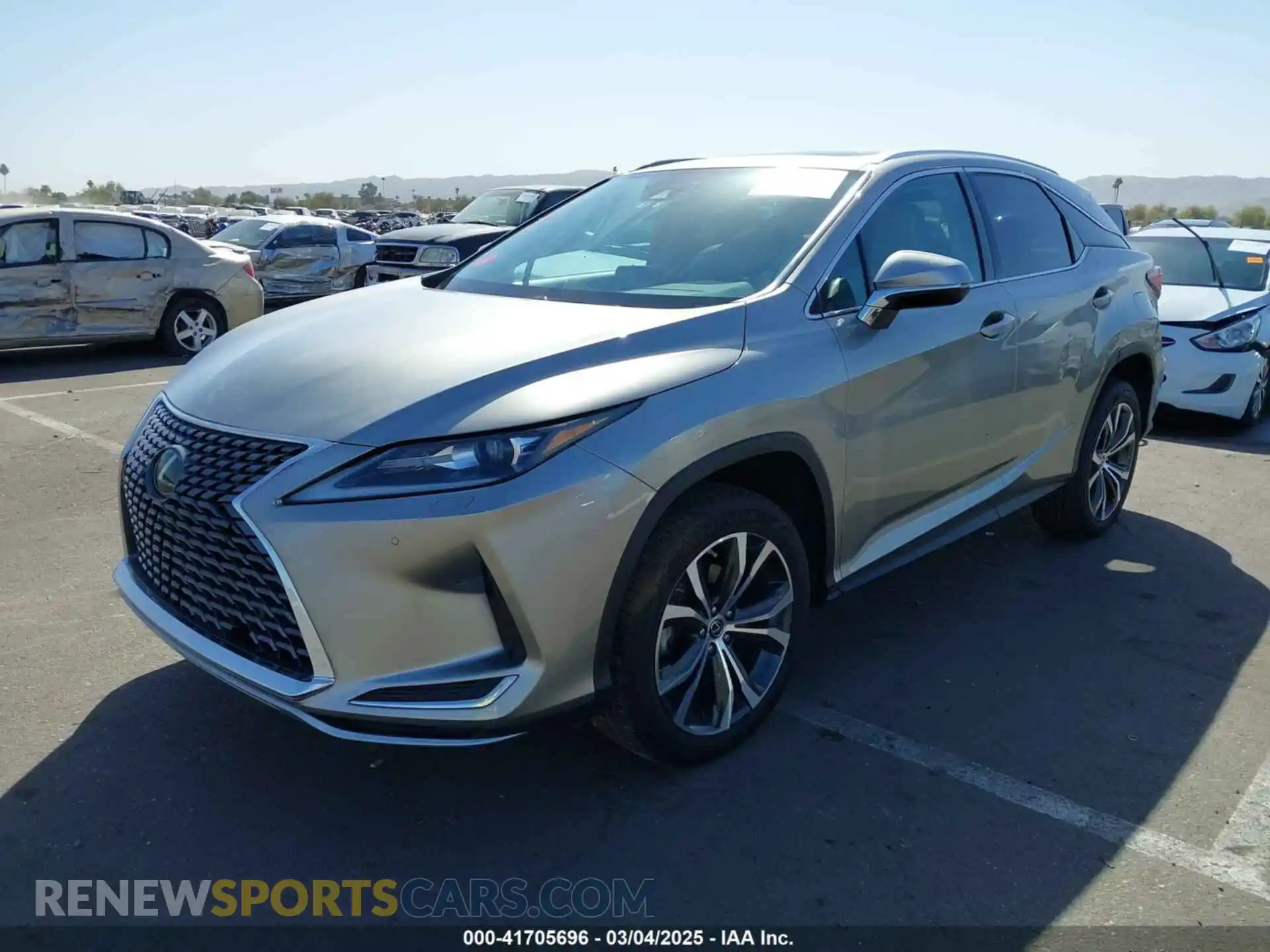 2 Photograph of a damaged car 2T2HZMDA1LC256074 LEXUS RX 350 2020