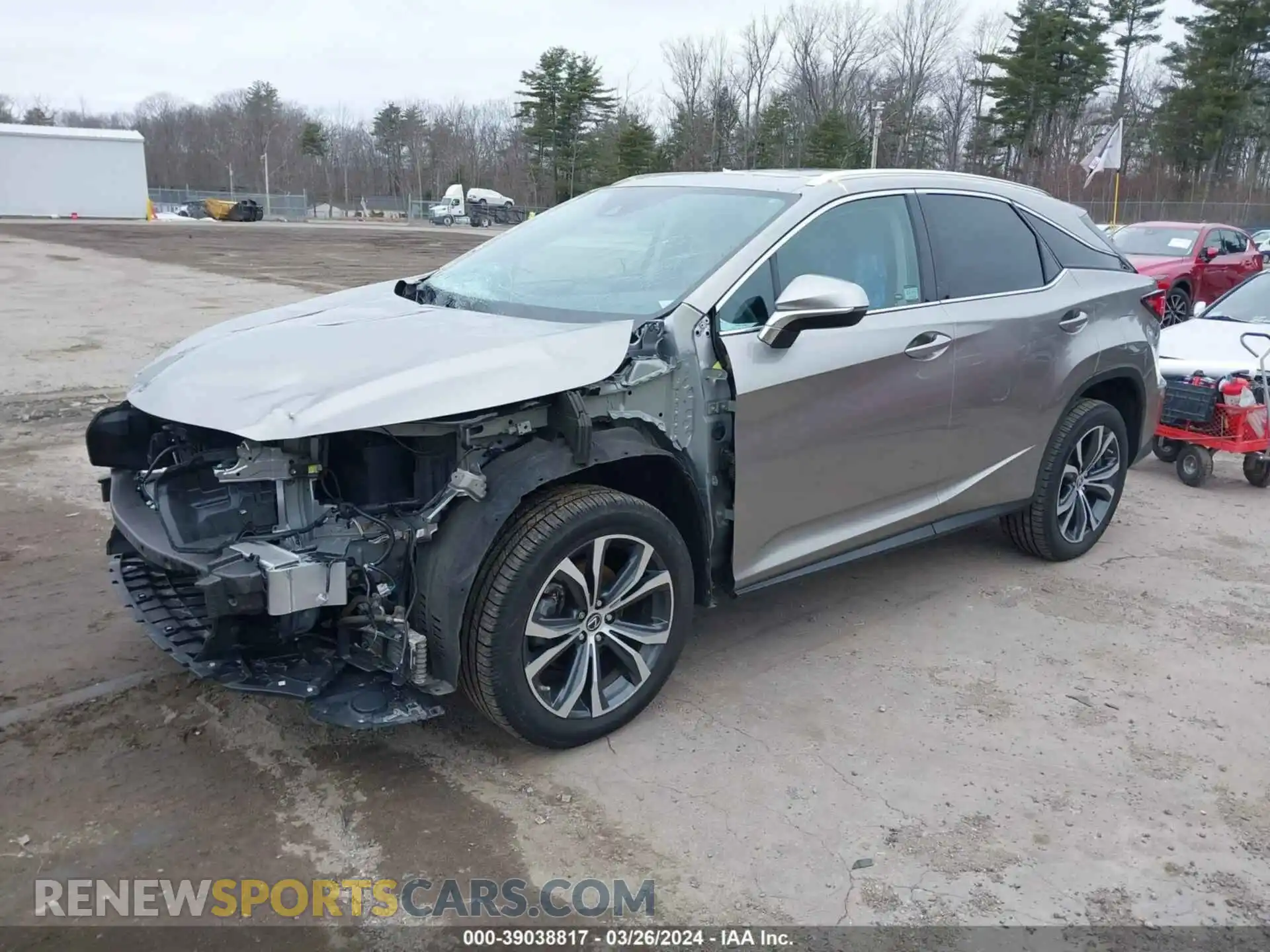 2 Photograph of a damaged car 2T2HZMDA2LC248954 LEXUS RX 350 2020