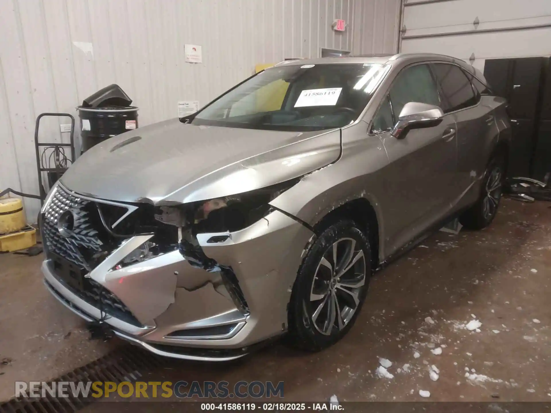 2 Photograph of a damaged car 2T2HZMDA4LC225742 LEXUS RX 350 2020