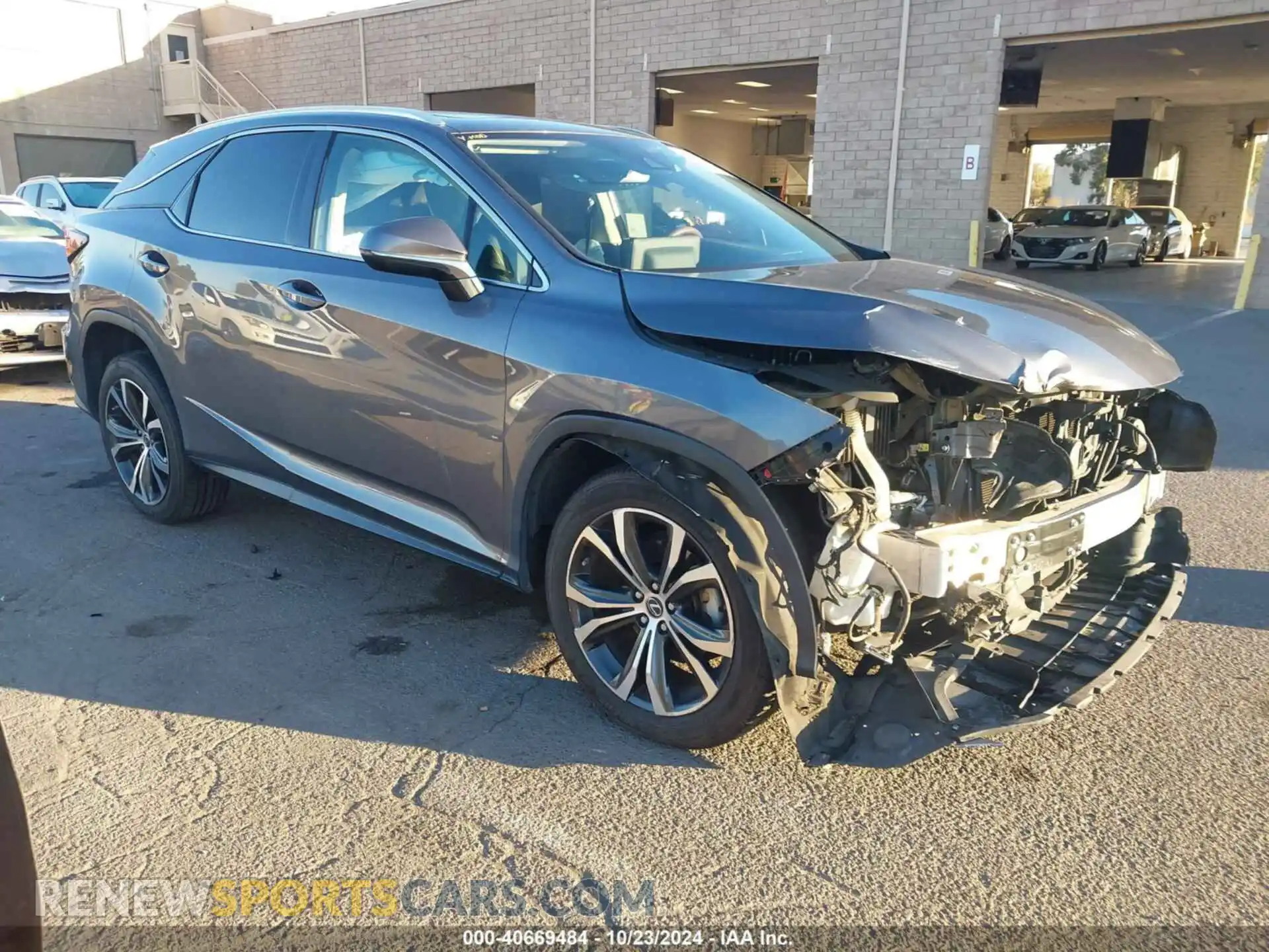 1 Photograph of a damaged car 2T2HZMDA9LC230905 LEXUS RX 350 2020
