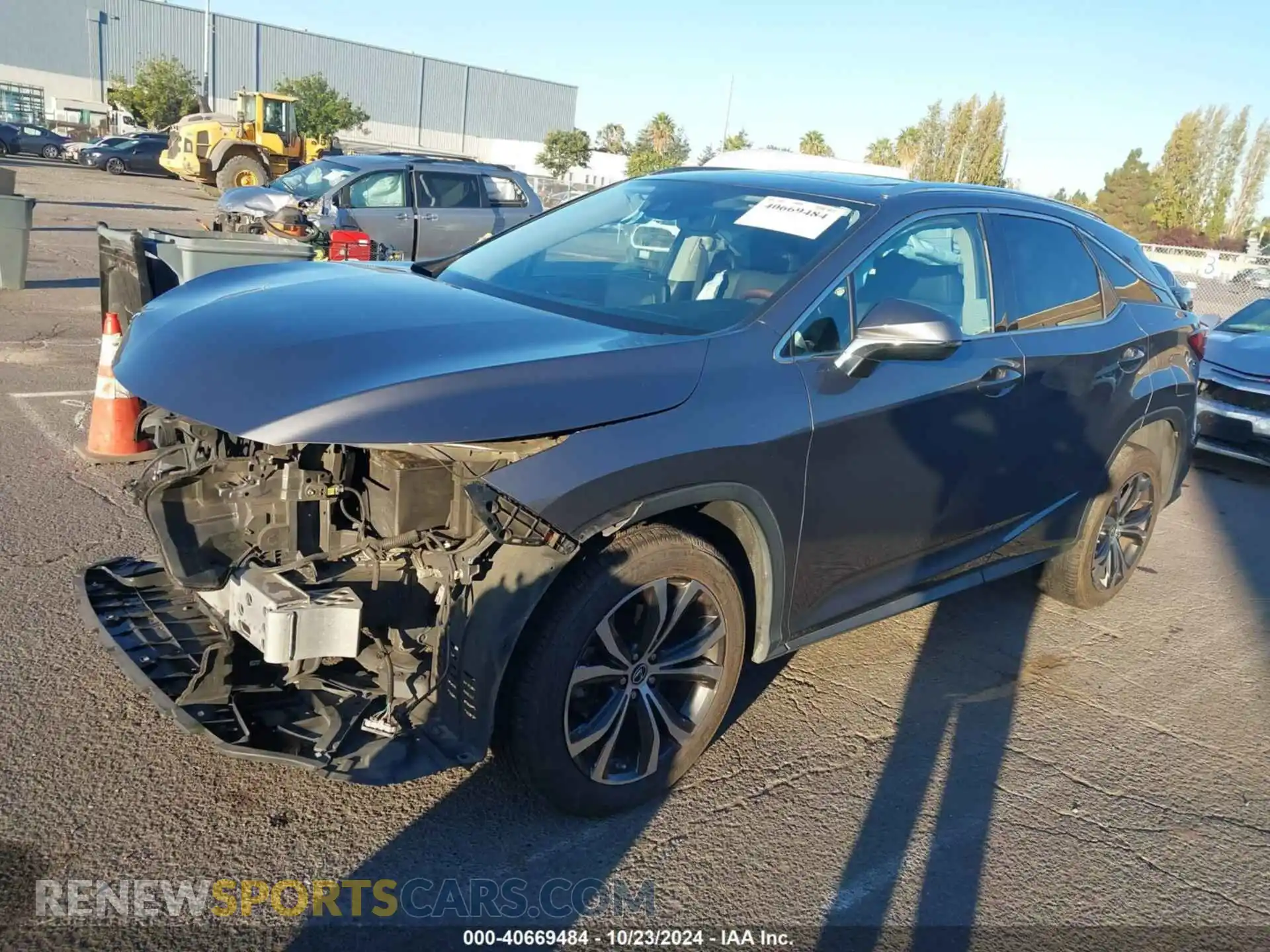 2 Photograph of a damaged car 2T2HZMDA9LC230905 LEXUS RX 350 2020