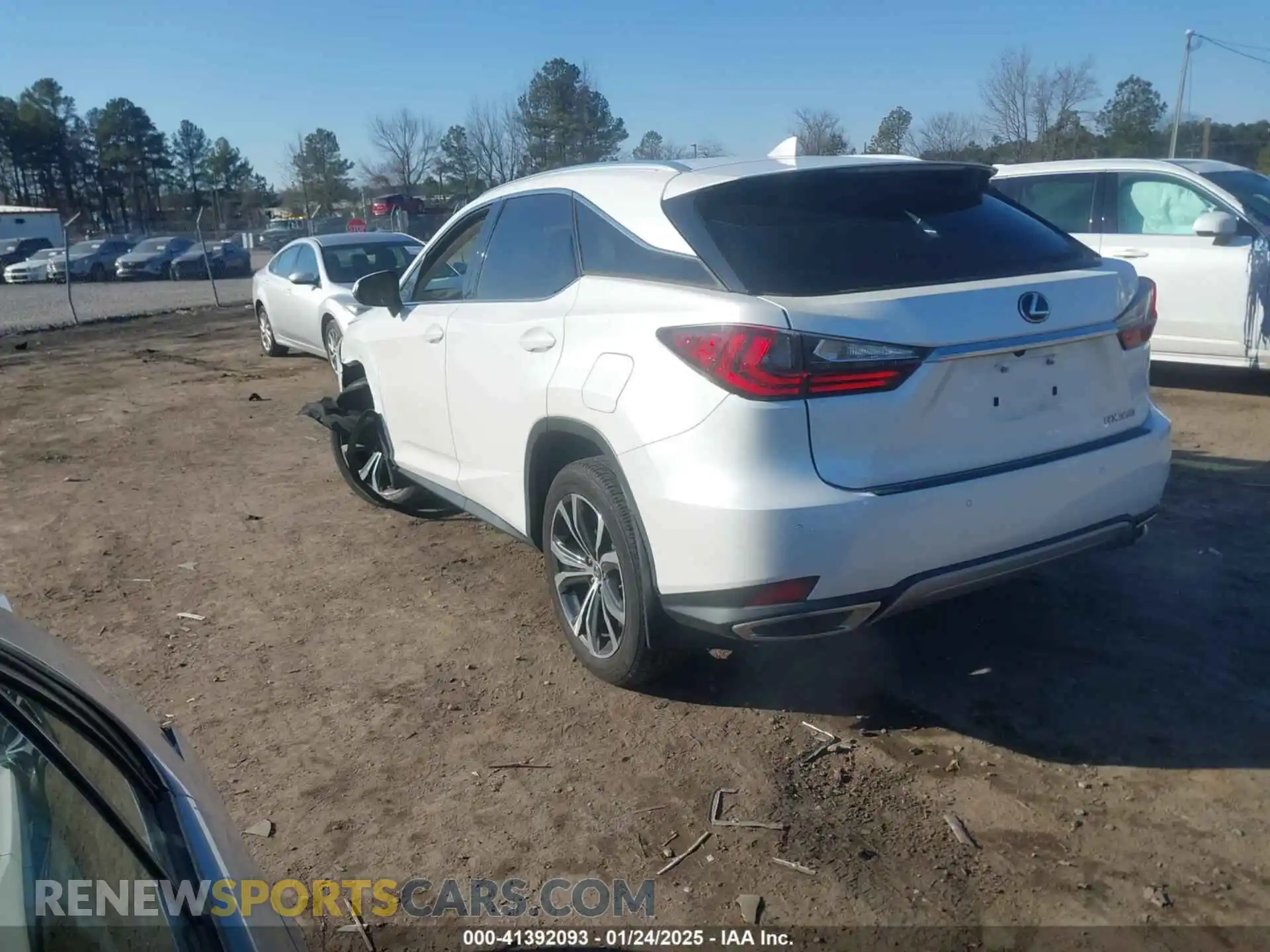 3 Photograph of a damaged car 2T2HZMDA9LC253889 LEXUS RX 350 2020