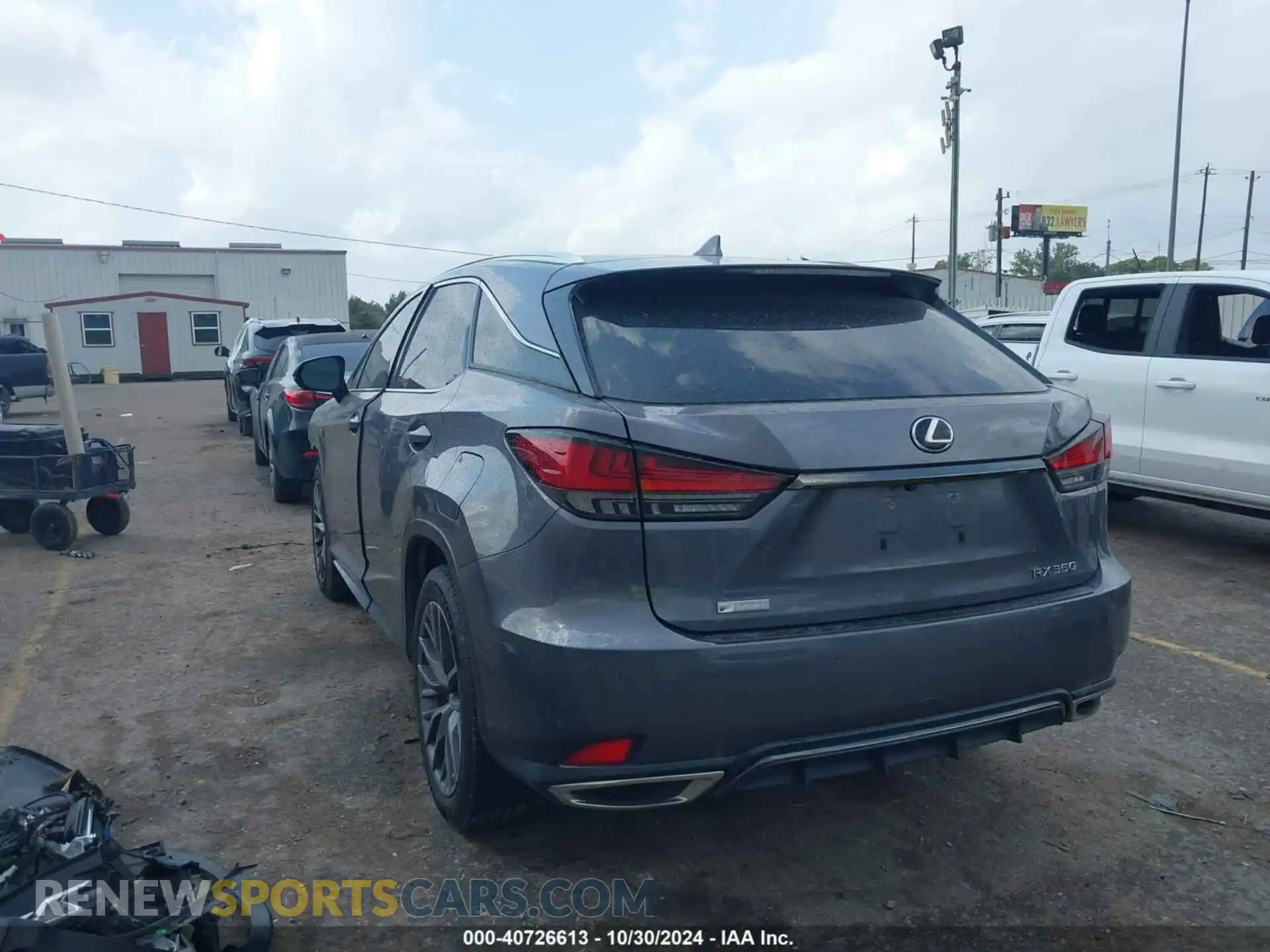 3 Photograph of a damaged car 2T2YZMDA7LC231700 LEXUS RX 350 2020
