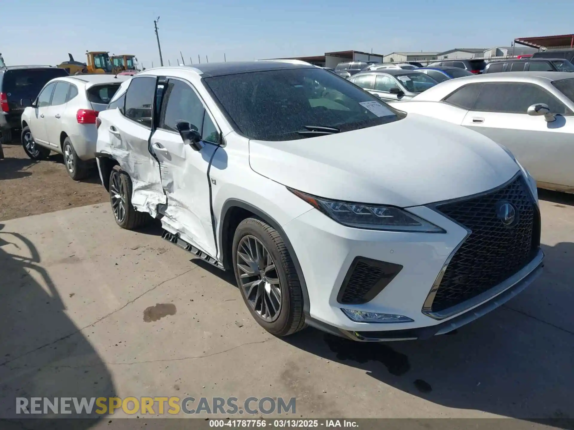 1 Photograph of a damaged car 2T2YZMDA7LC253891 LEXUS RX 350 2020