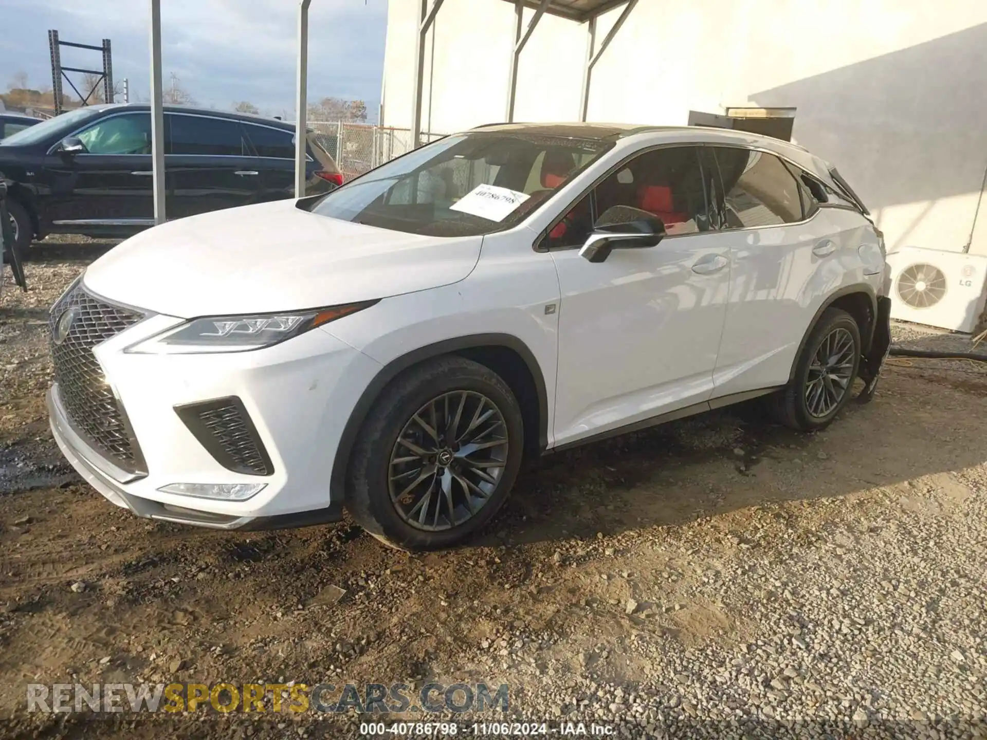 2 fotografías del automóvil dañado 2T2YZMDA9LC233500 LEXUS RX 350 2020